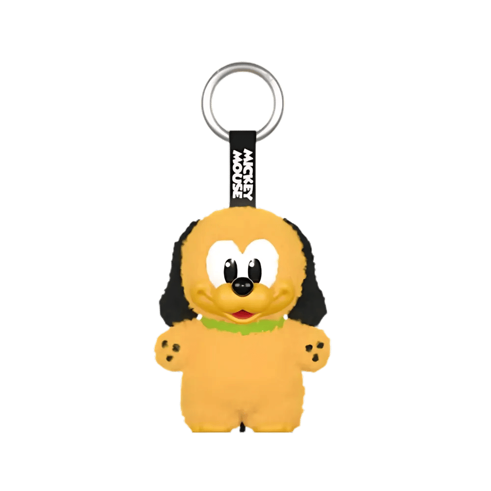 Pop Mart Disney Mickey Family Together Series Pluto Plush Keychain