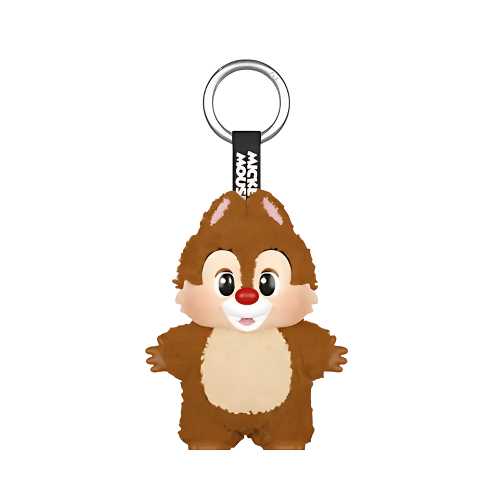 Pop Mart Disney Mickey Family Together Series Dale Plush Keychain