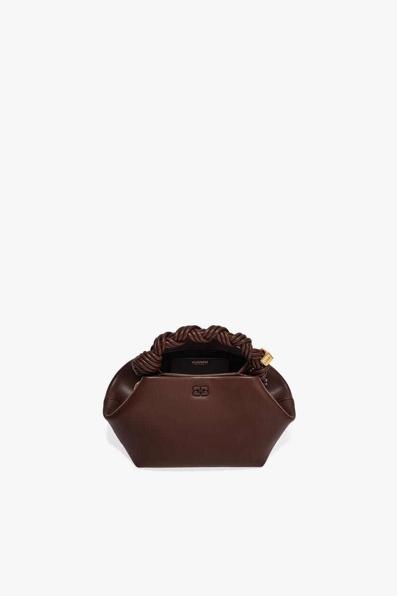 Ganni Chocolate Fondant Brown Small Bou Bag