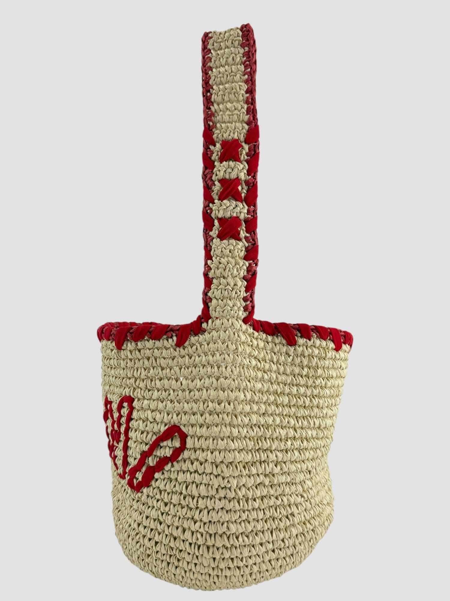 Marni Natural Straw Shoulder Bag