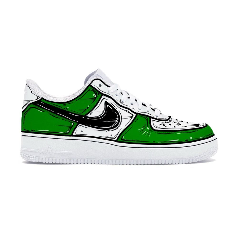 Mdcustoms GREEN COMICBOOK AF1 V2