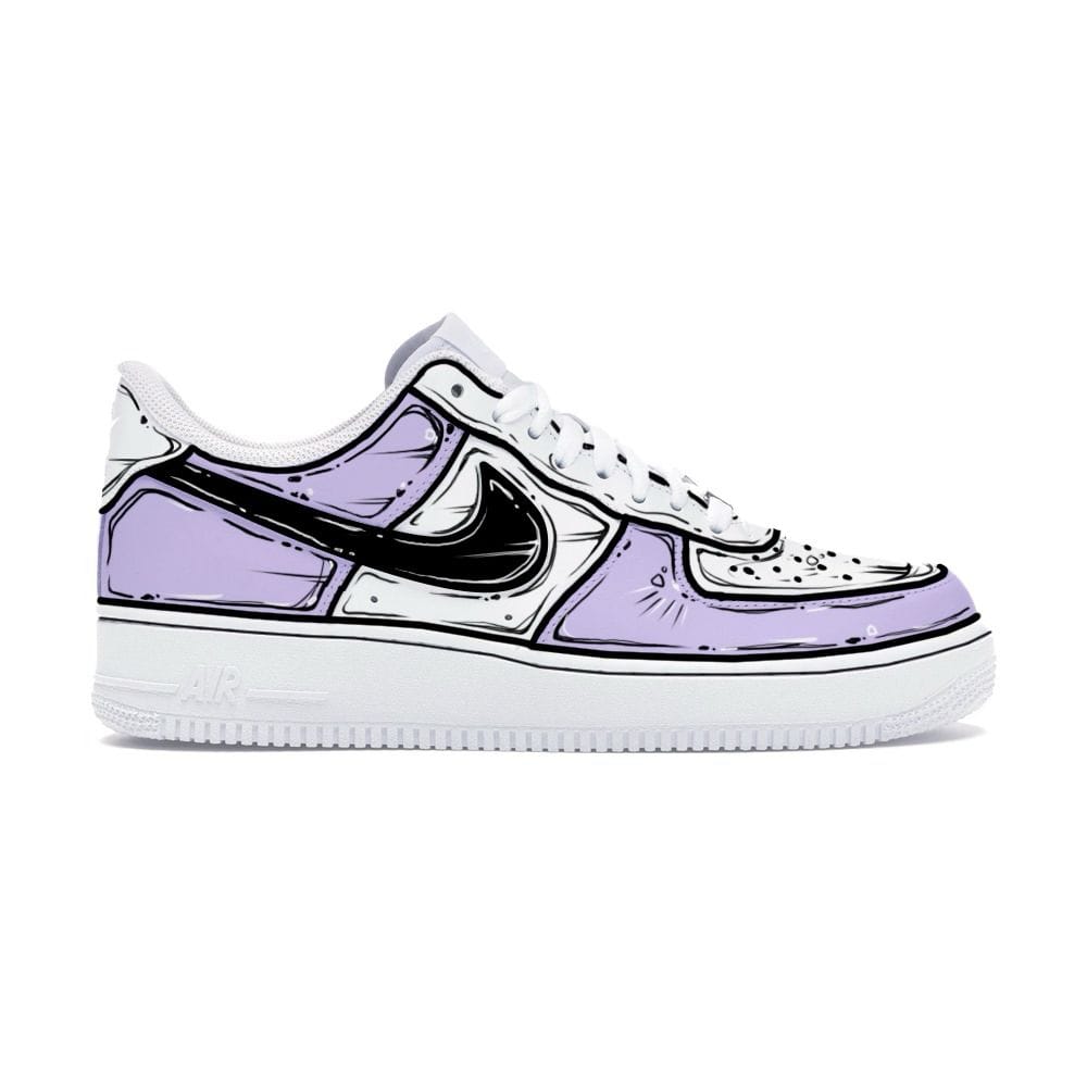 Mdcustoms LILAC COMICBOOK AF1 V2