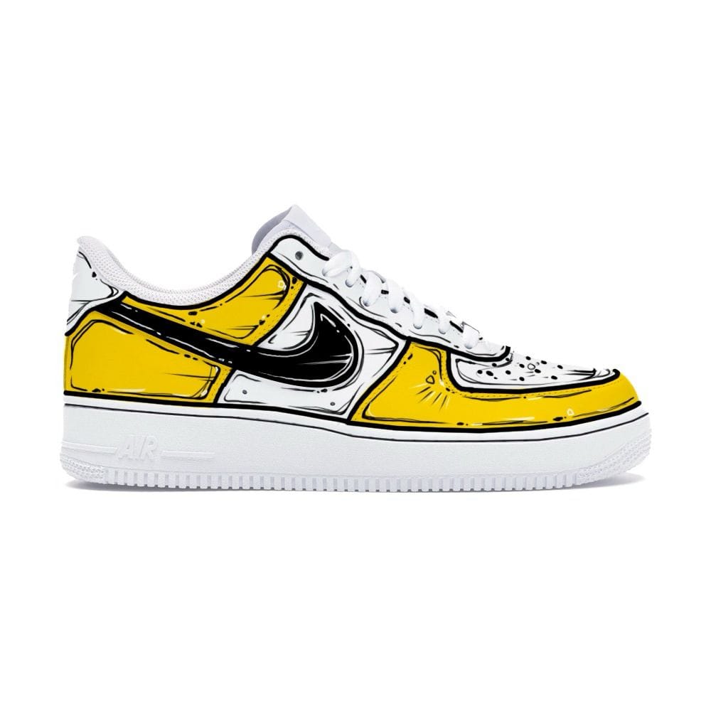 MD Customs YELLOW COMICBOOK AF1 V2
