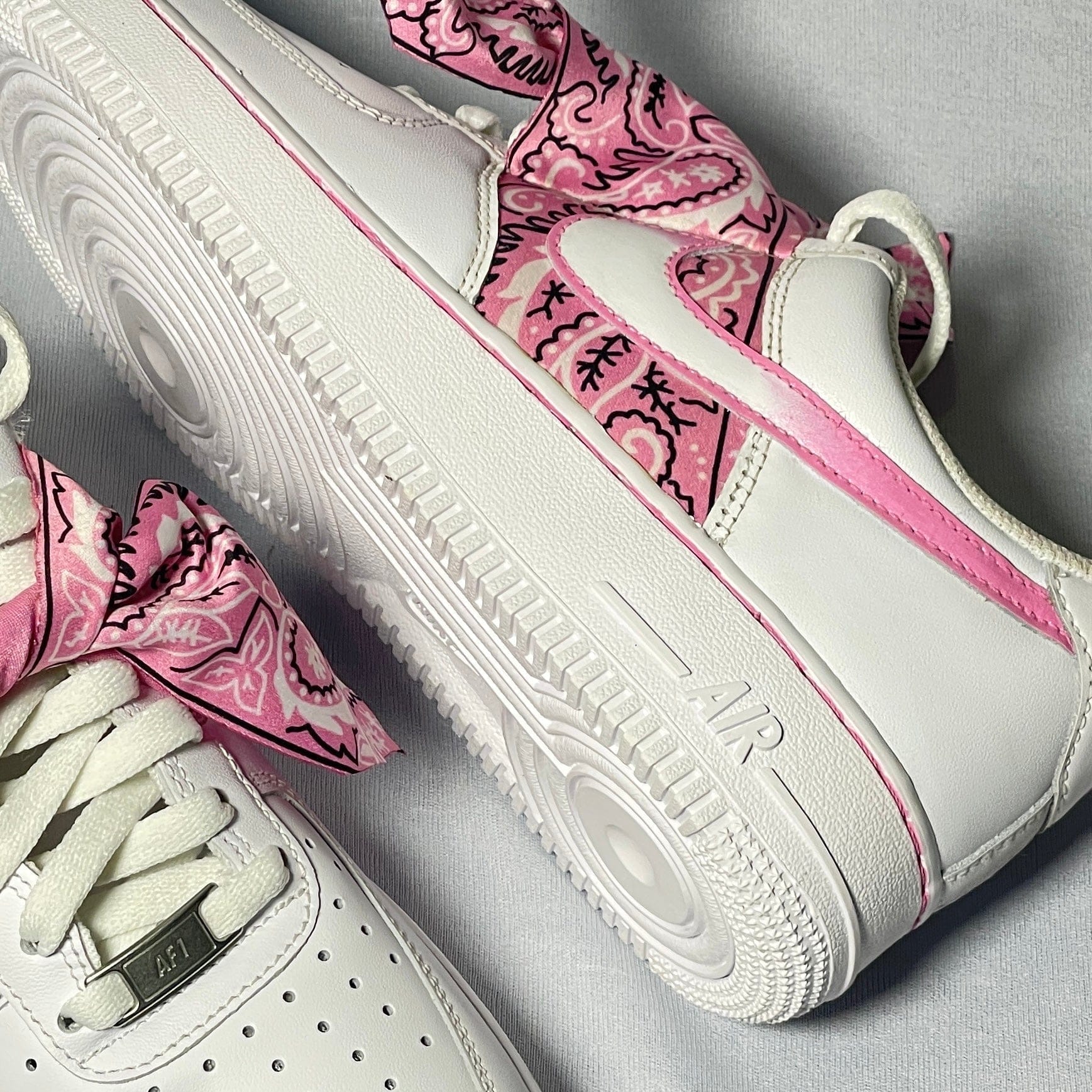 Mdcustoms BANDANA BOW AF1 (Swoosh Gradient)