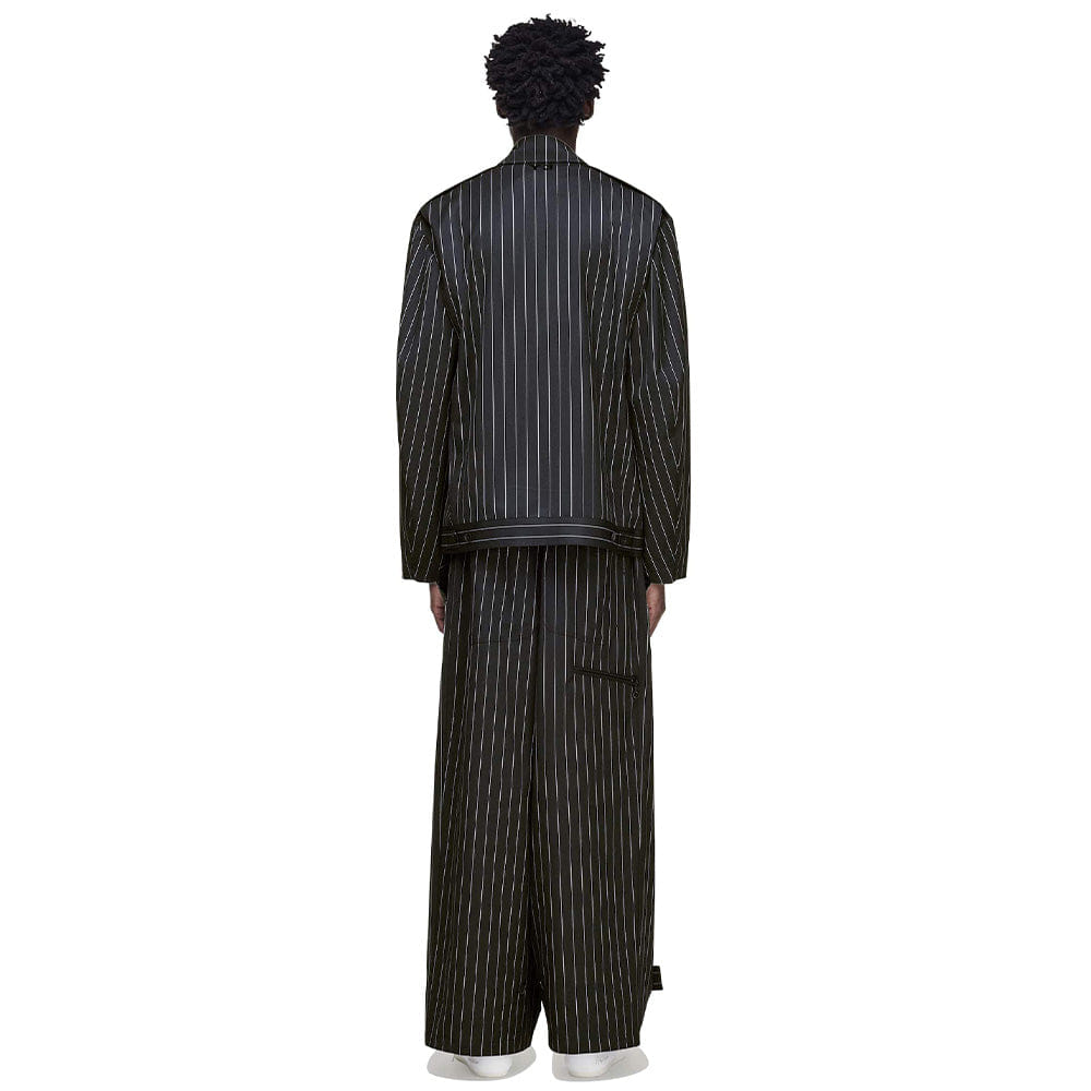 Y - 3 PINSTRIPE REFINED WOOL UT BLOUSON