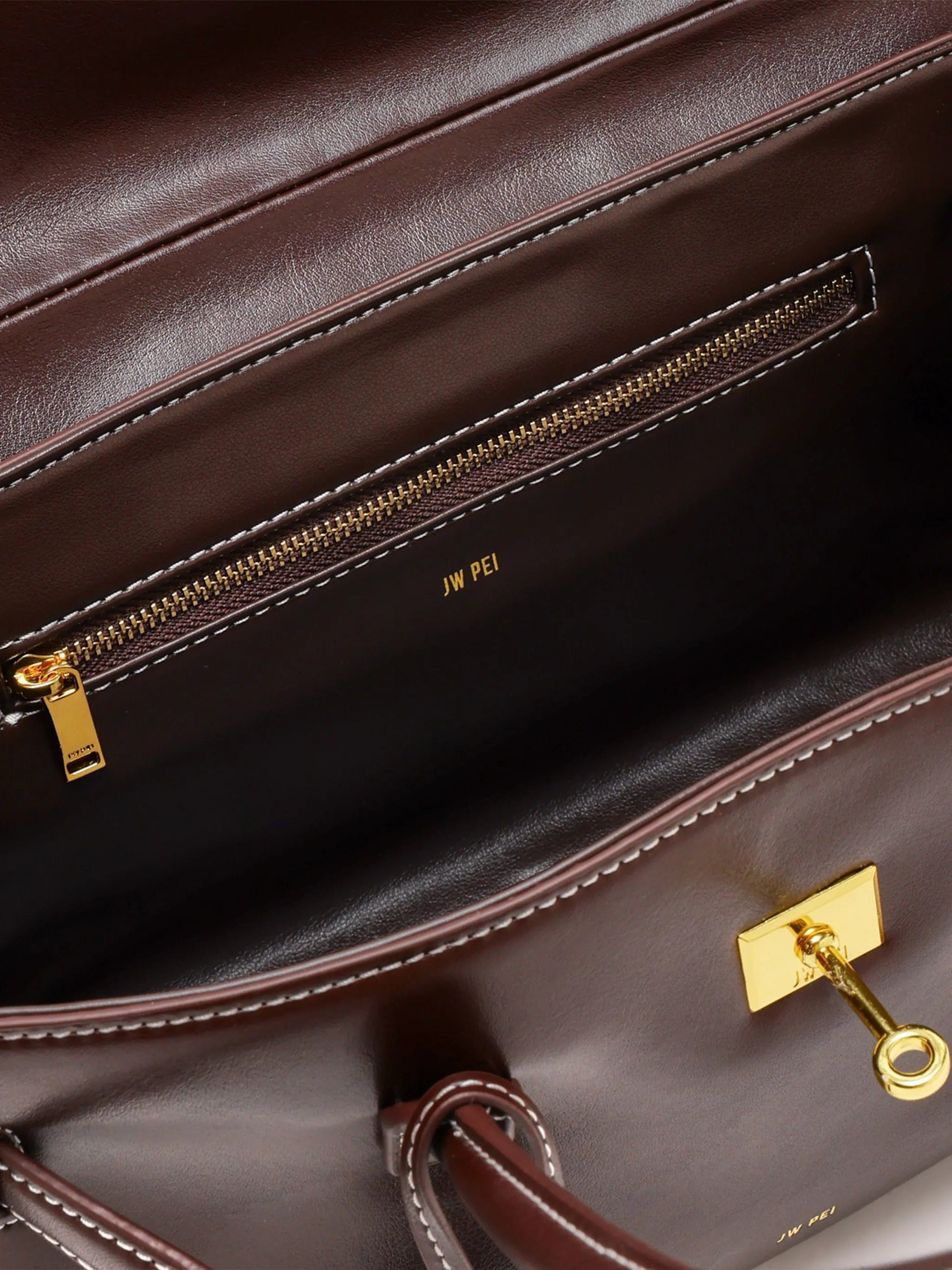 JW Pei Yara top - handle lock shoulder bag