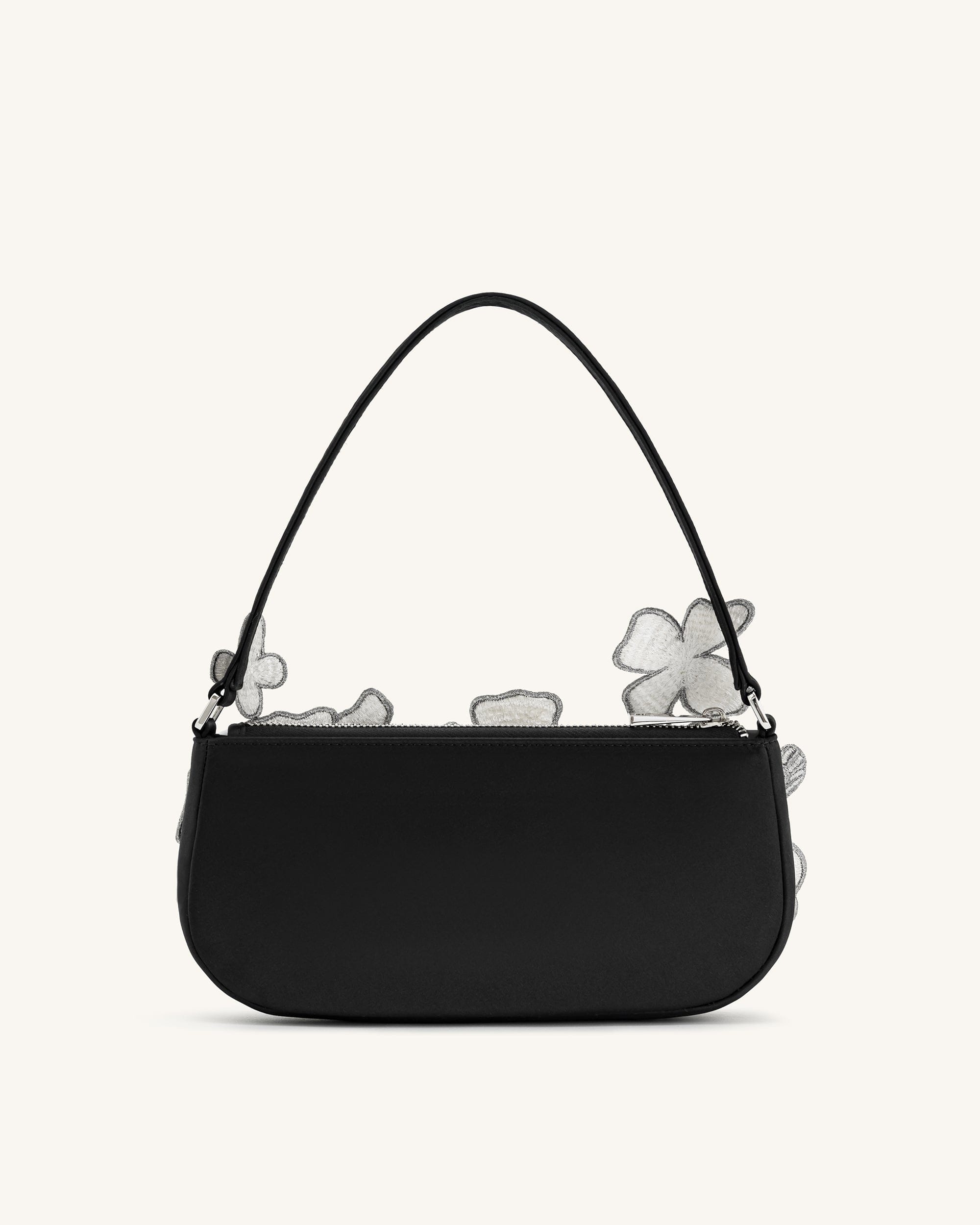 Jw Pei Leona Bead Embellished Shoulder Bag Black