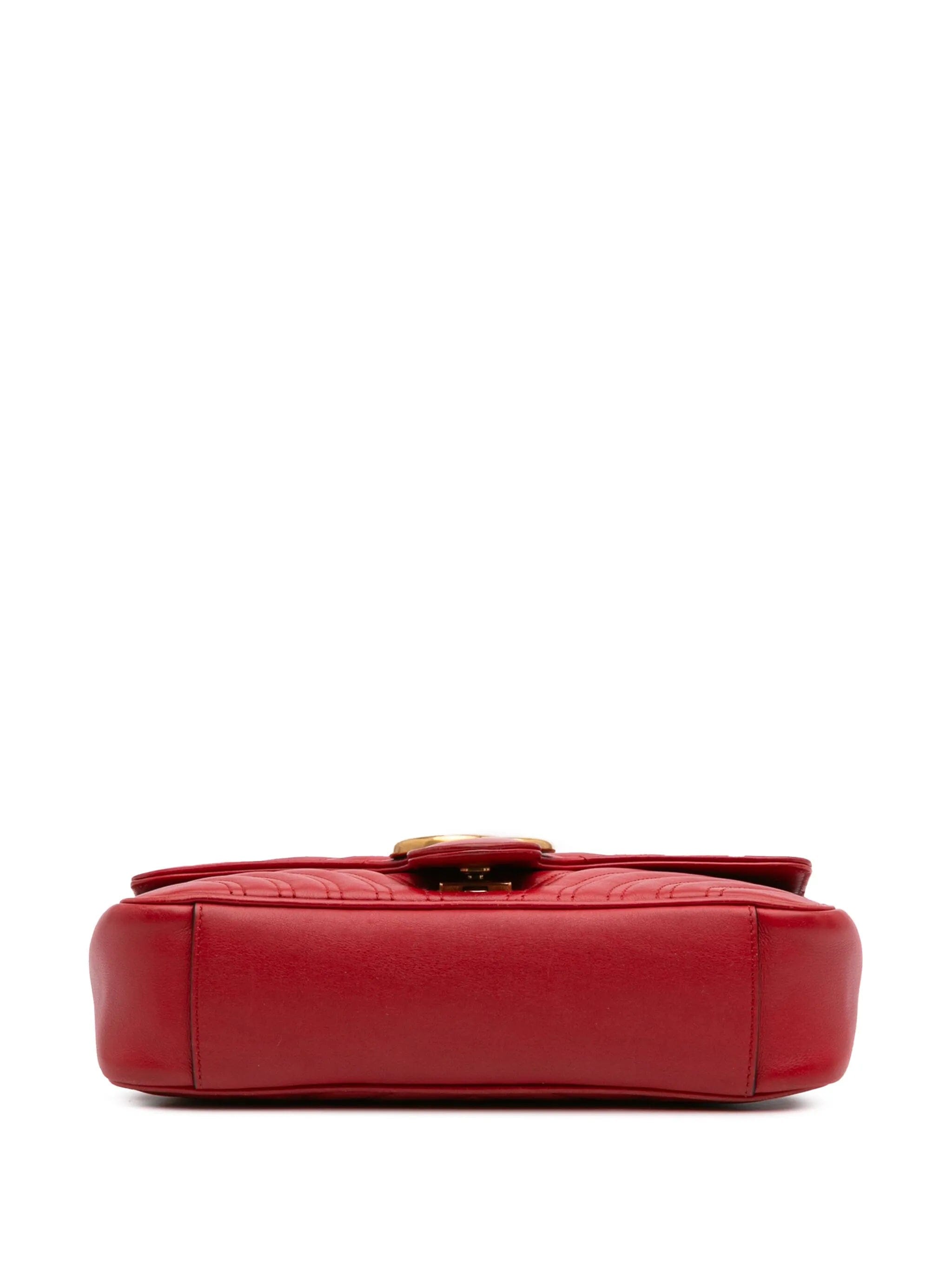 Elite Hours small GG Marmont Leather Matelase Flap crossbody bag