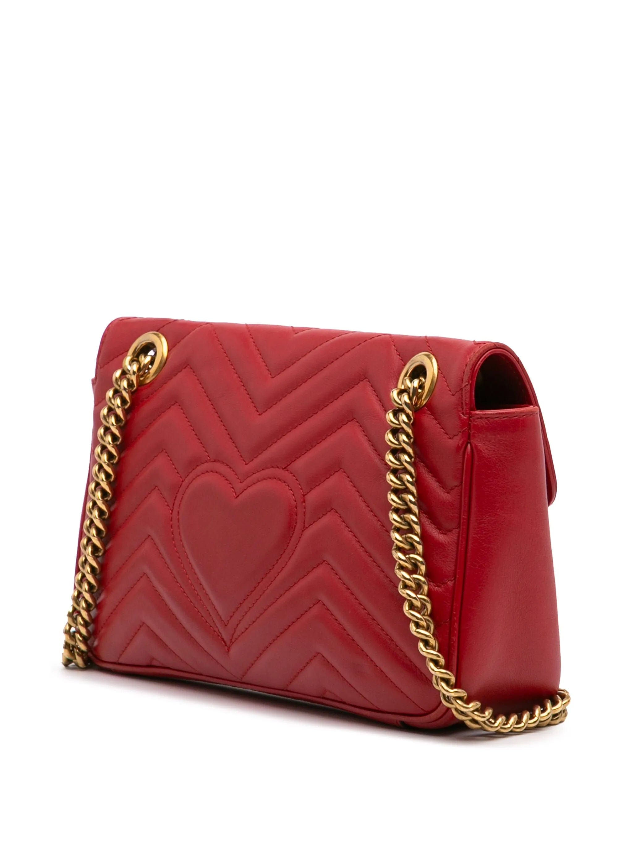 Elite Hours small GG Marmont Leather Matelase Flap crossbody bag