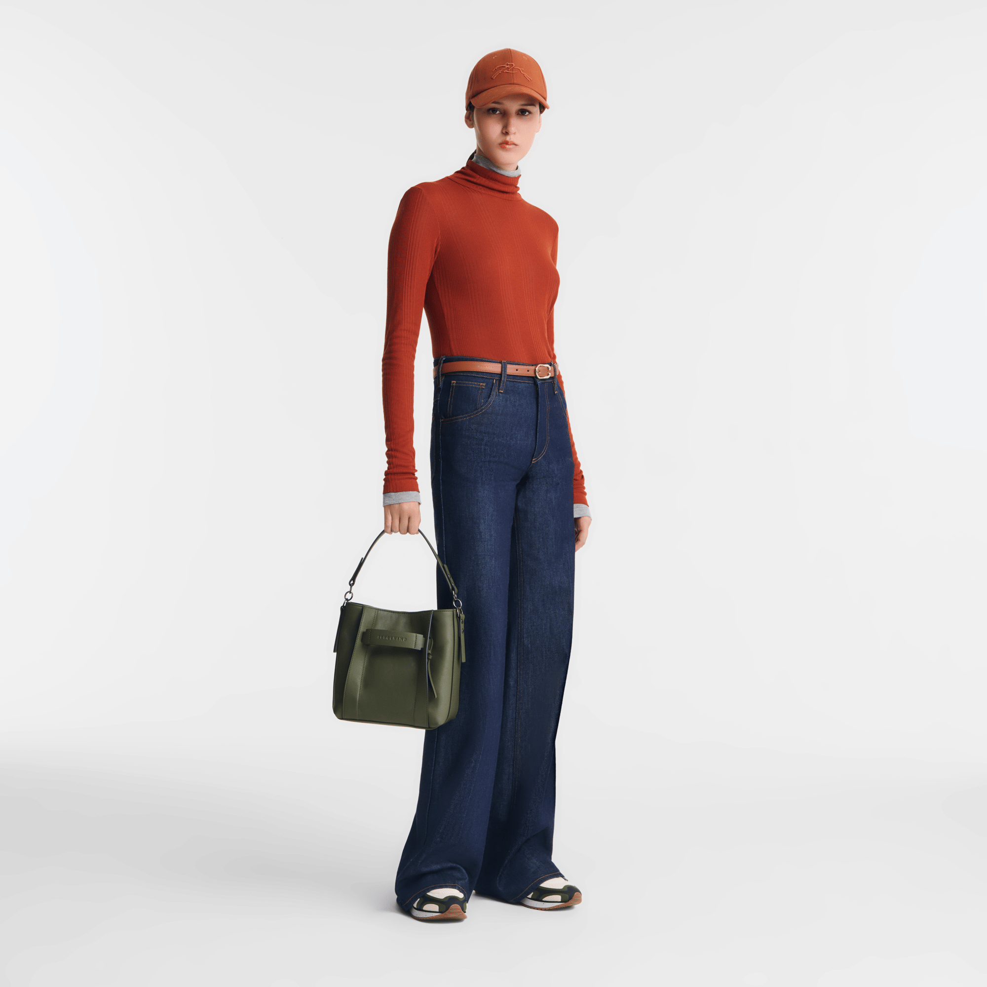 Long Champ Longchamp Longchamp 3D S Crossbody bag Khaki