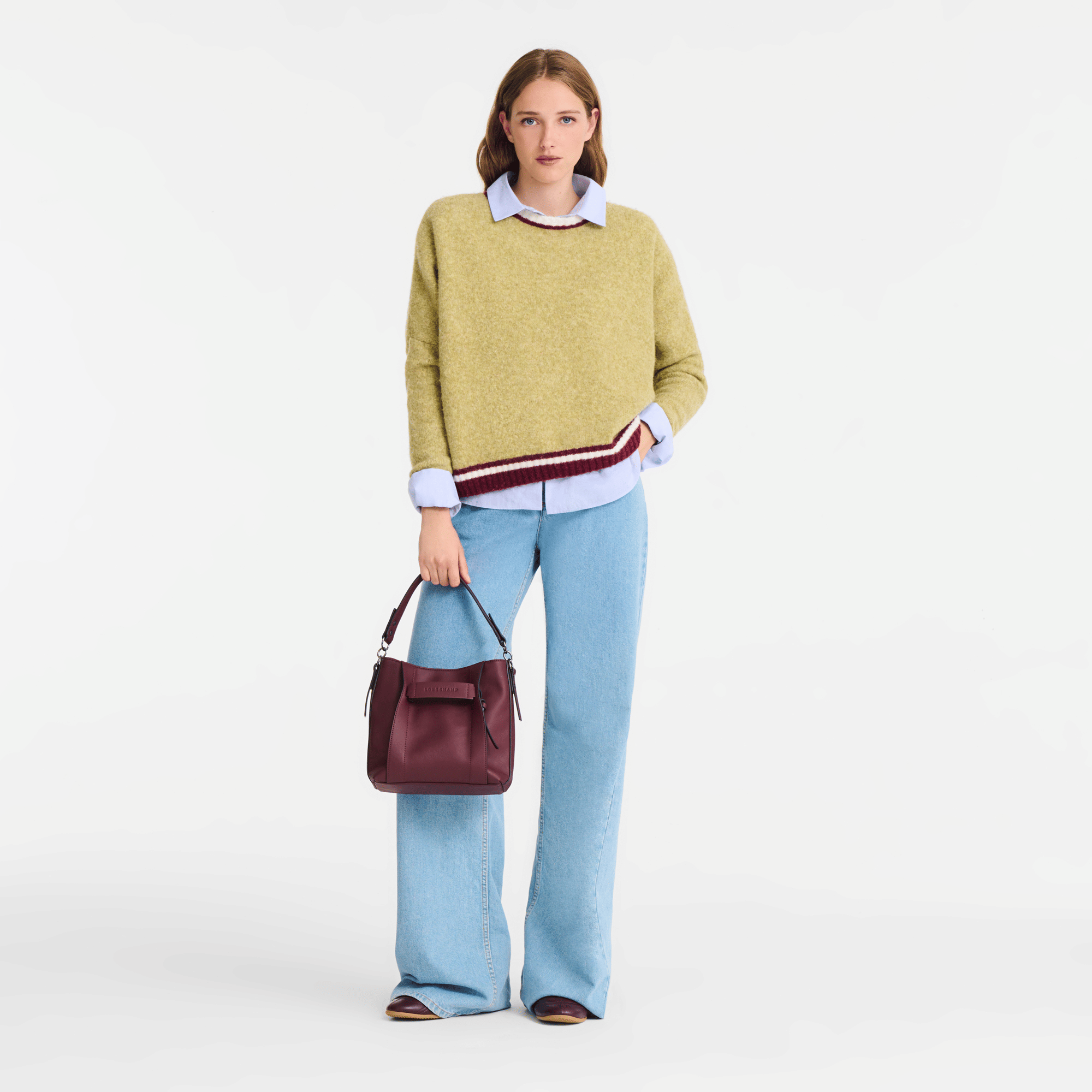 Long Champ Longchamp Longchamp 3D S Crossbody bag Burgundy