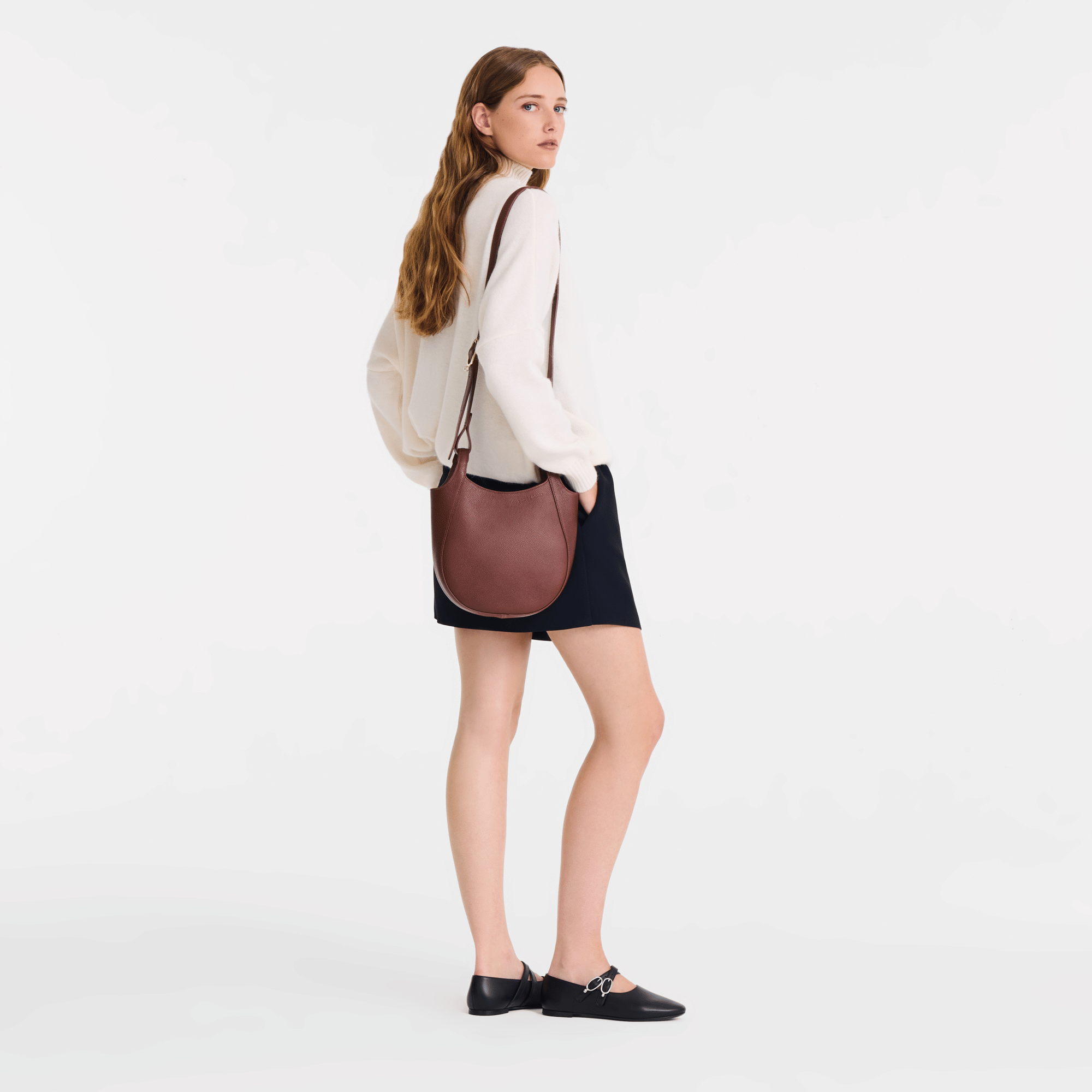 Long Champ Longchamp Le Foulonné S Crossbody bag Coffee