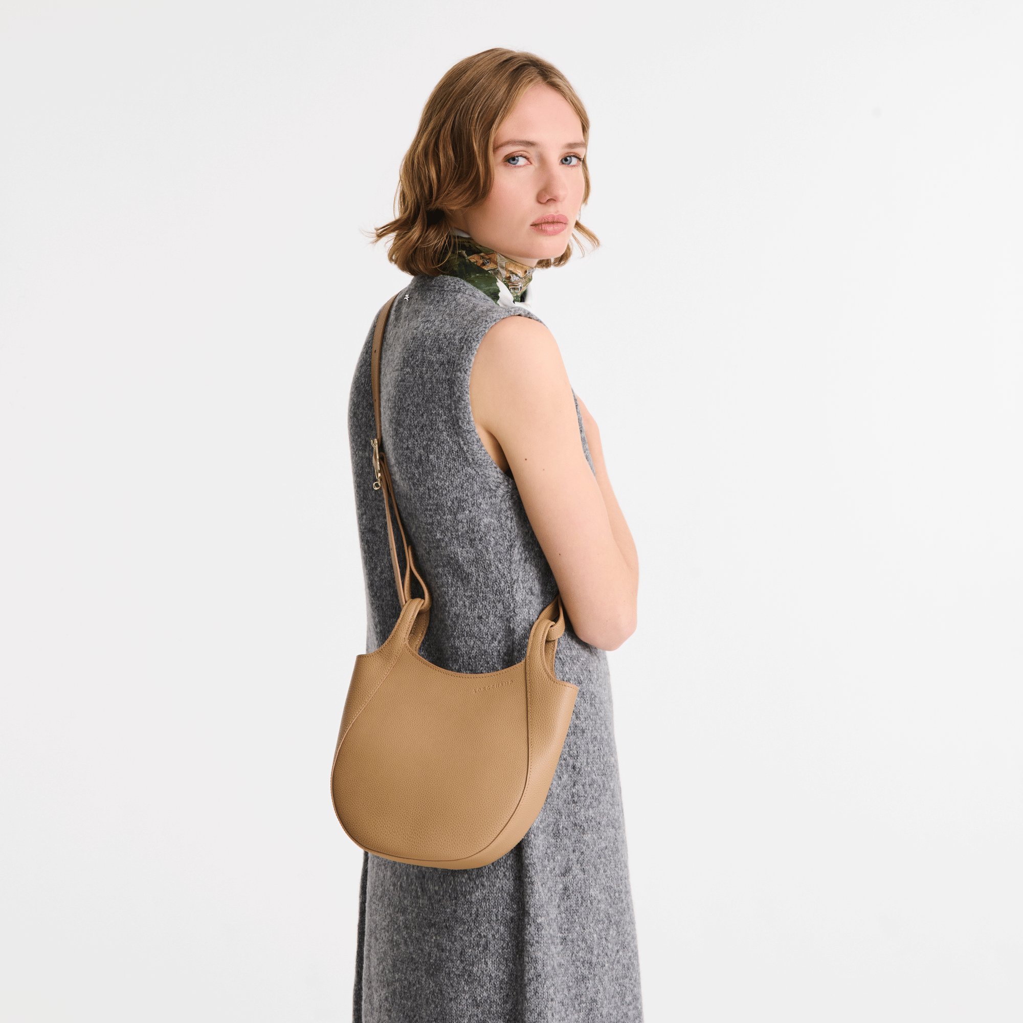 Long Champ Longchamp Le Foulonné S Crossbody bag Biscuit