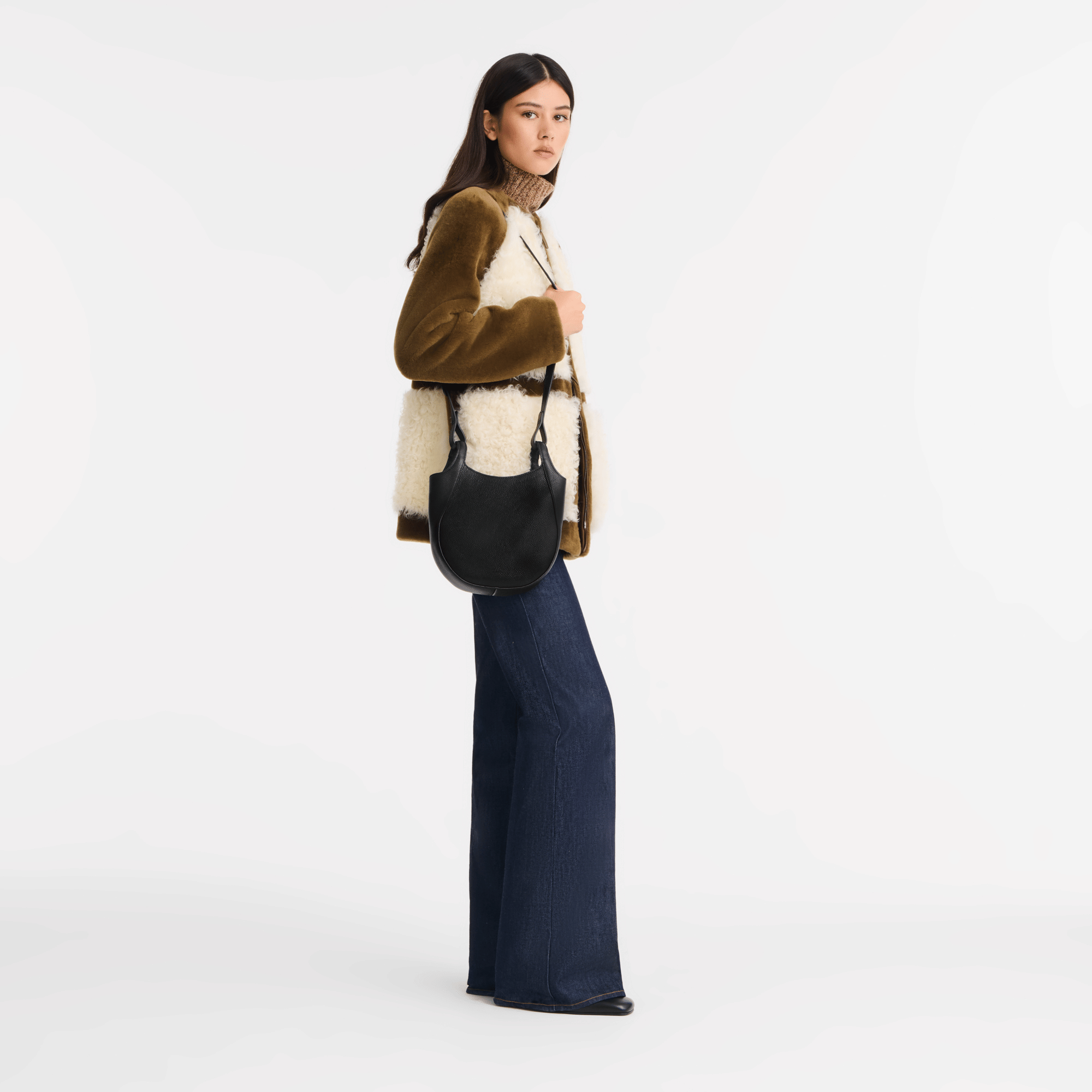 Long Champ Longchamp Le Foulonné S Crossbody bag Black