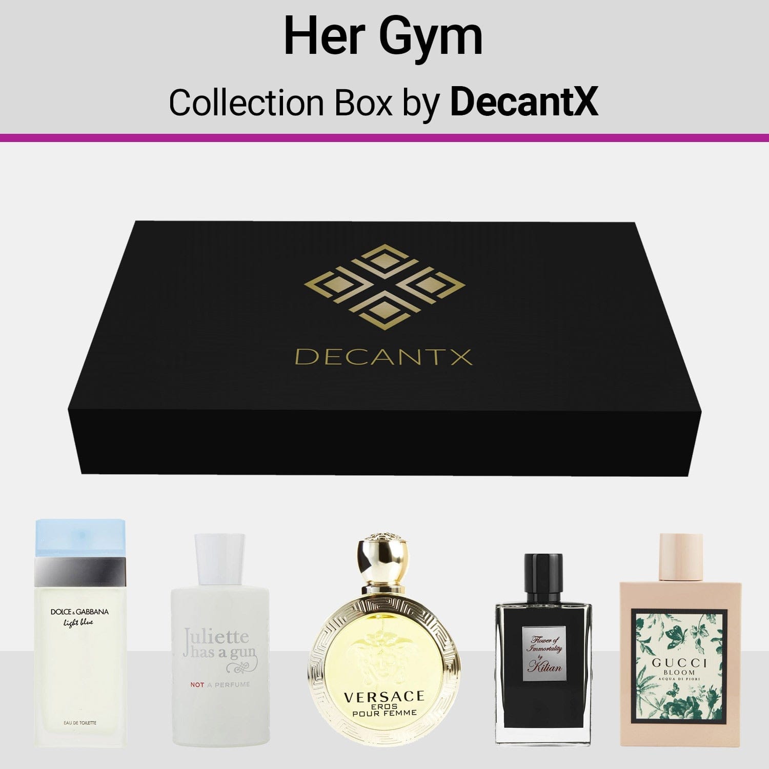 HER. Best Gym / Workout Perfume Picks for Her - Fragrance Collection Box