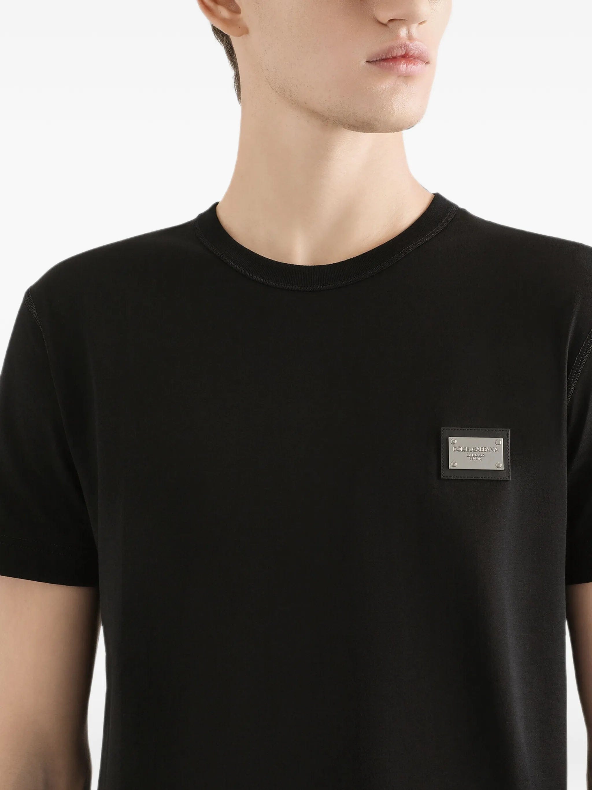 Dolce & Gabbana logo - plaque cotton T - shirt