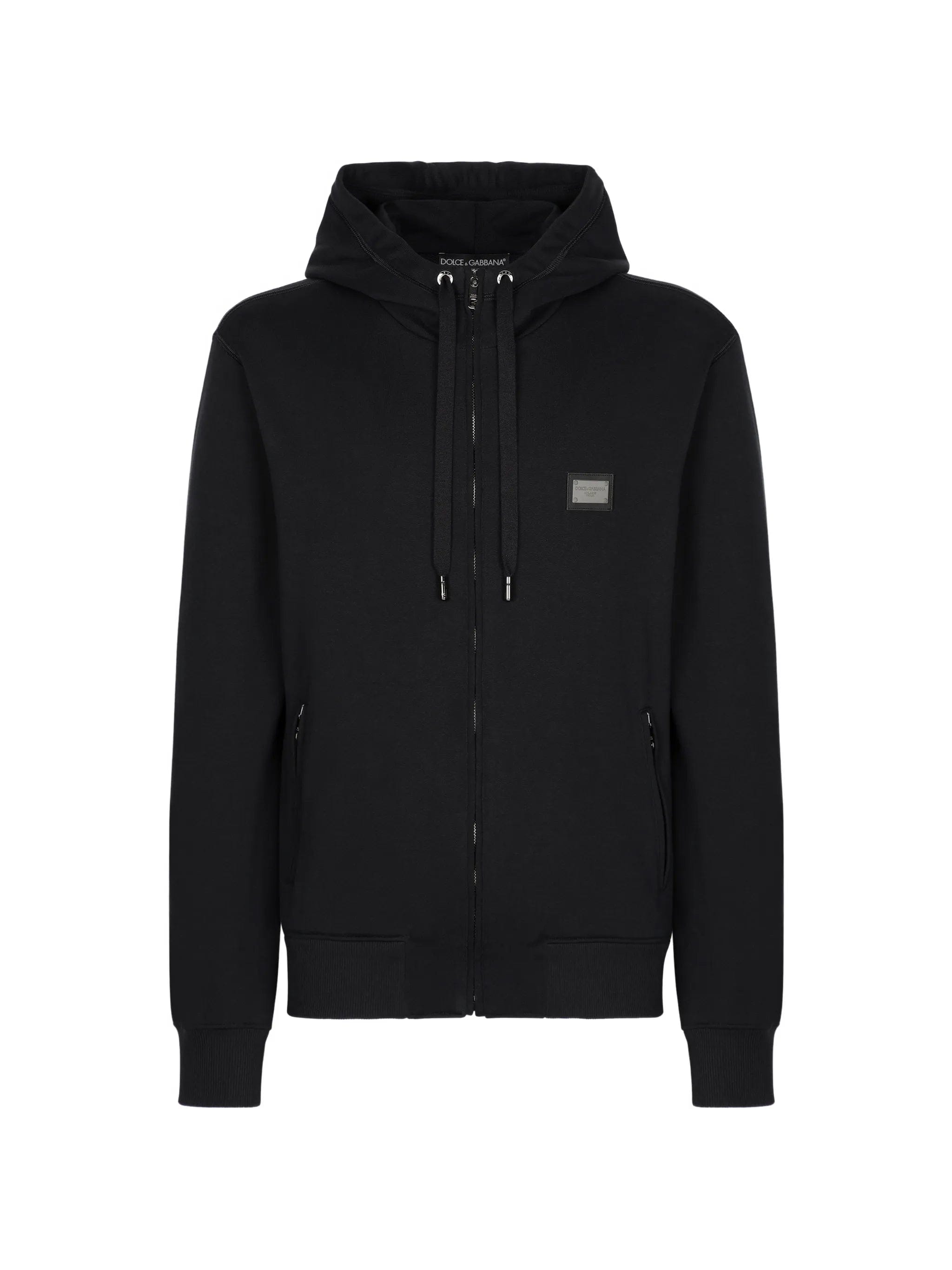 Dolce & Gabbana hooded zi - up sweatshirt