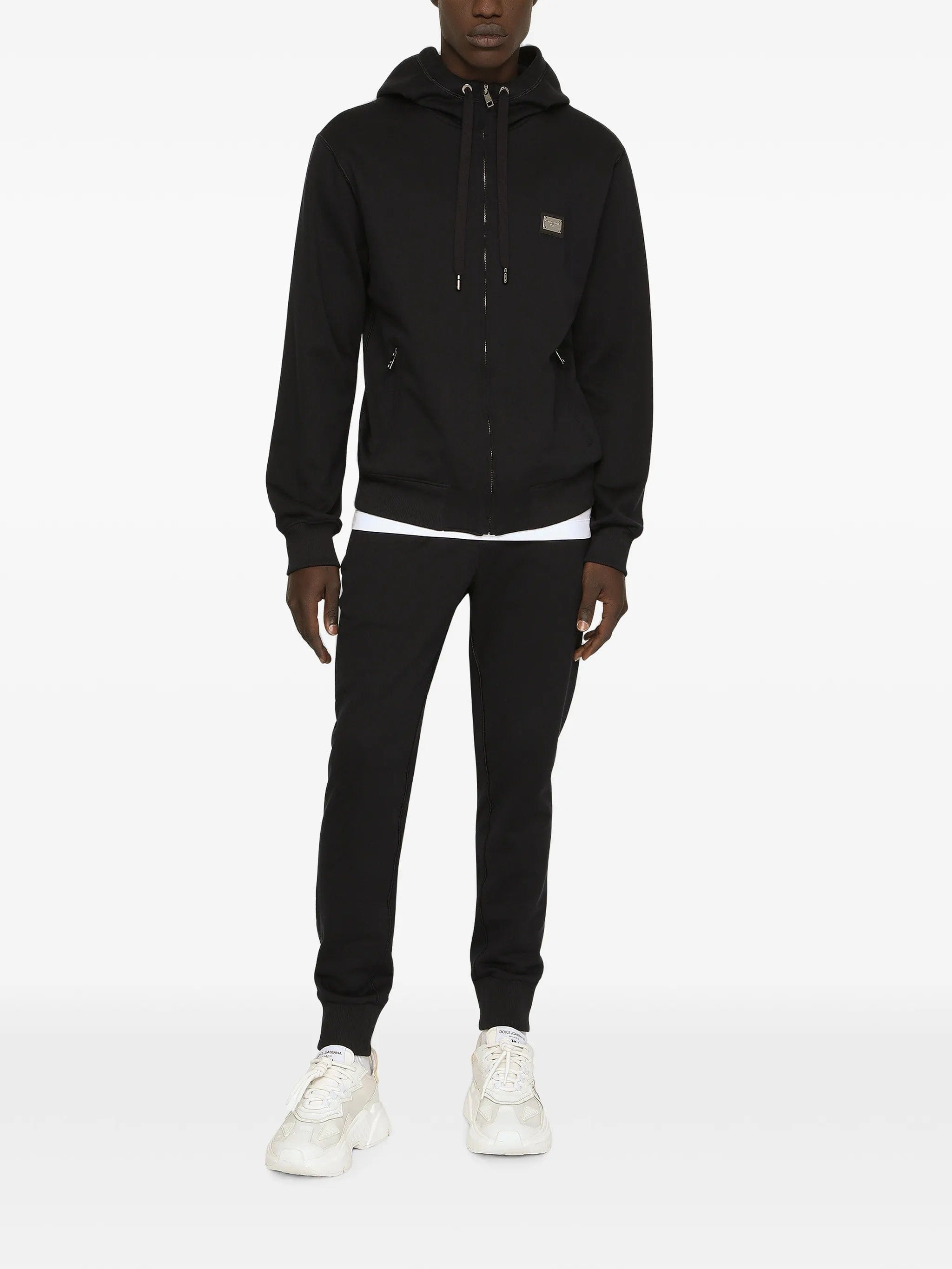 Dolce & Gabbana hooded zi - up sweatshirt