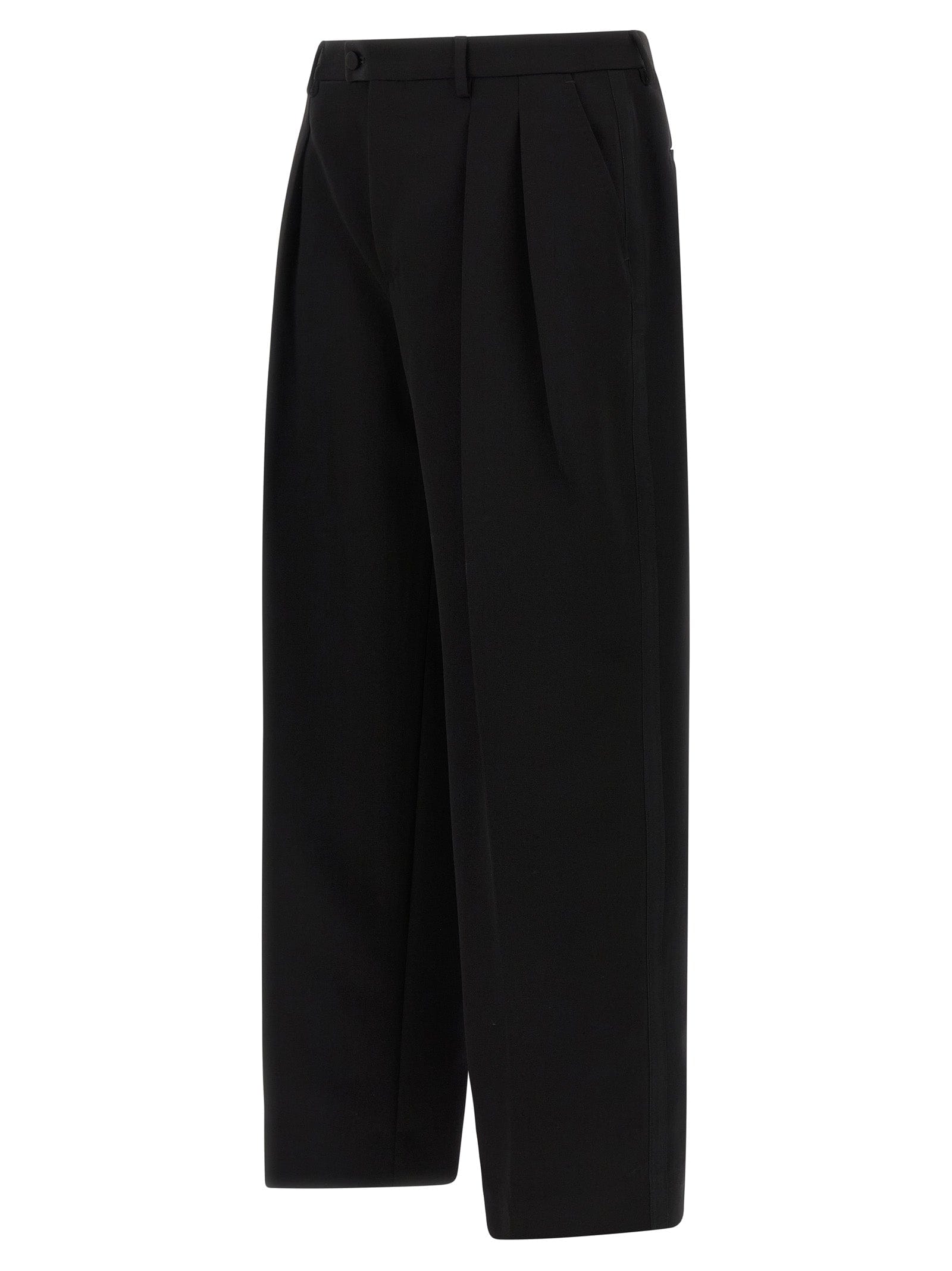 Dolce & Gabbana Virgin Wool Dress Men's Pants