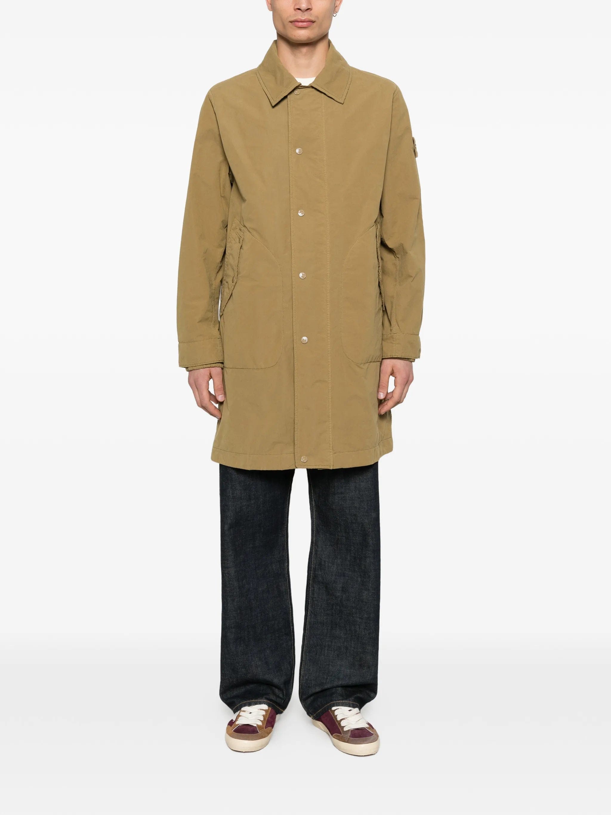 Stone Island buttoned parka