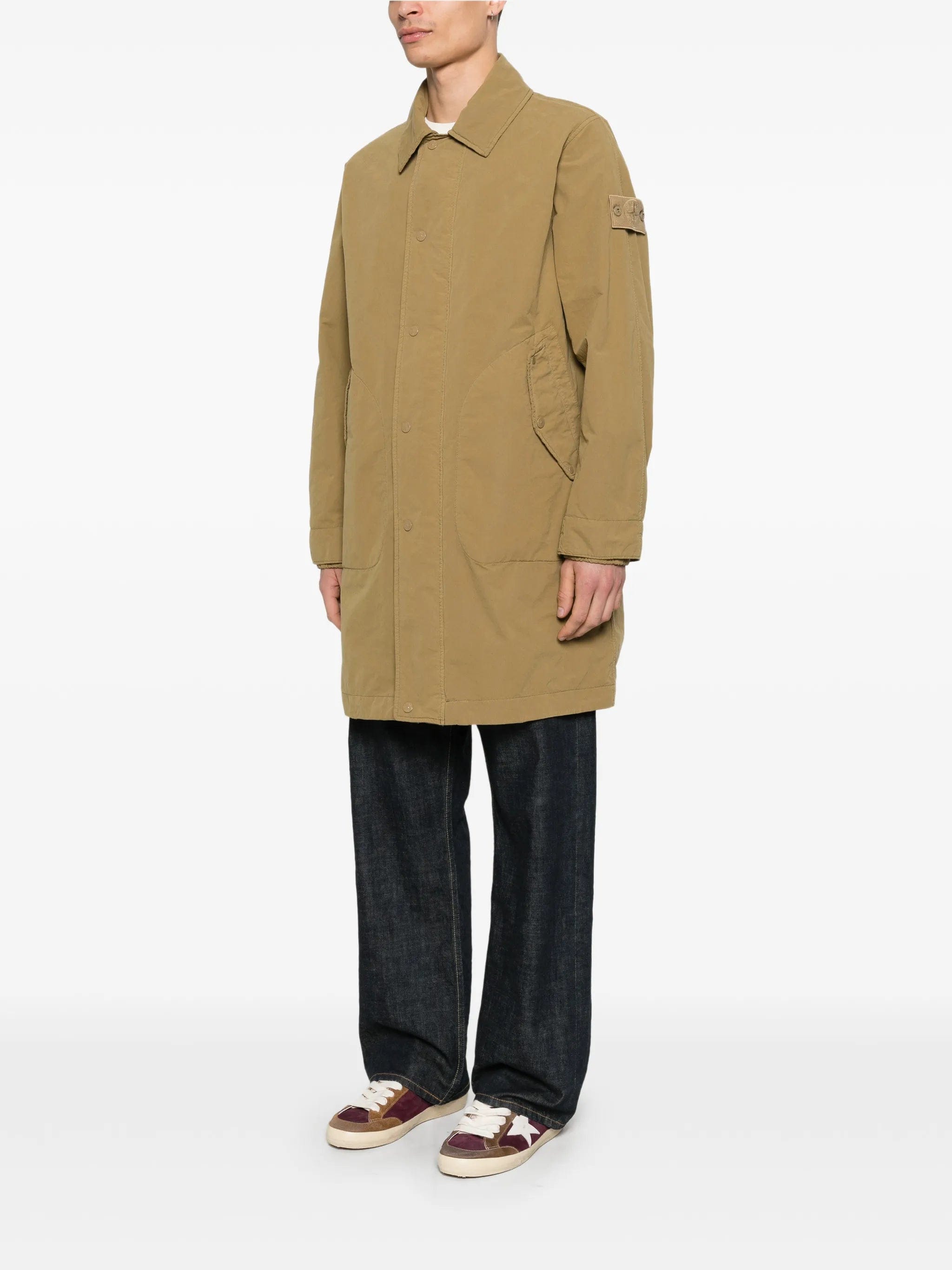 Stone Island buttoned parka