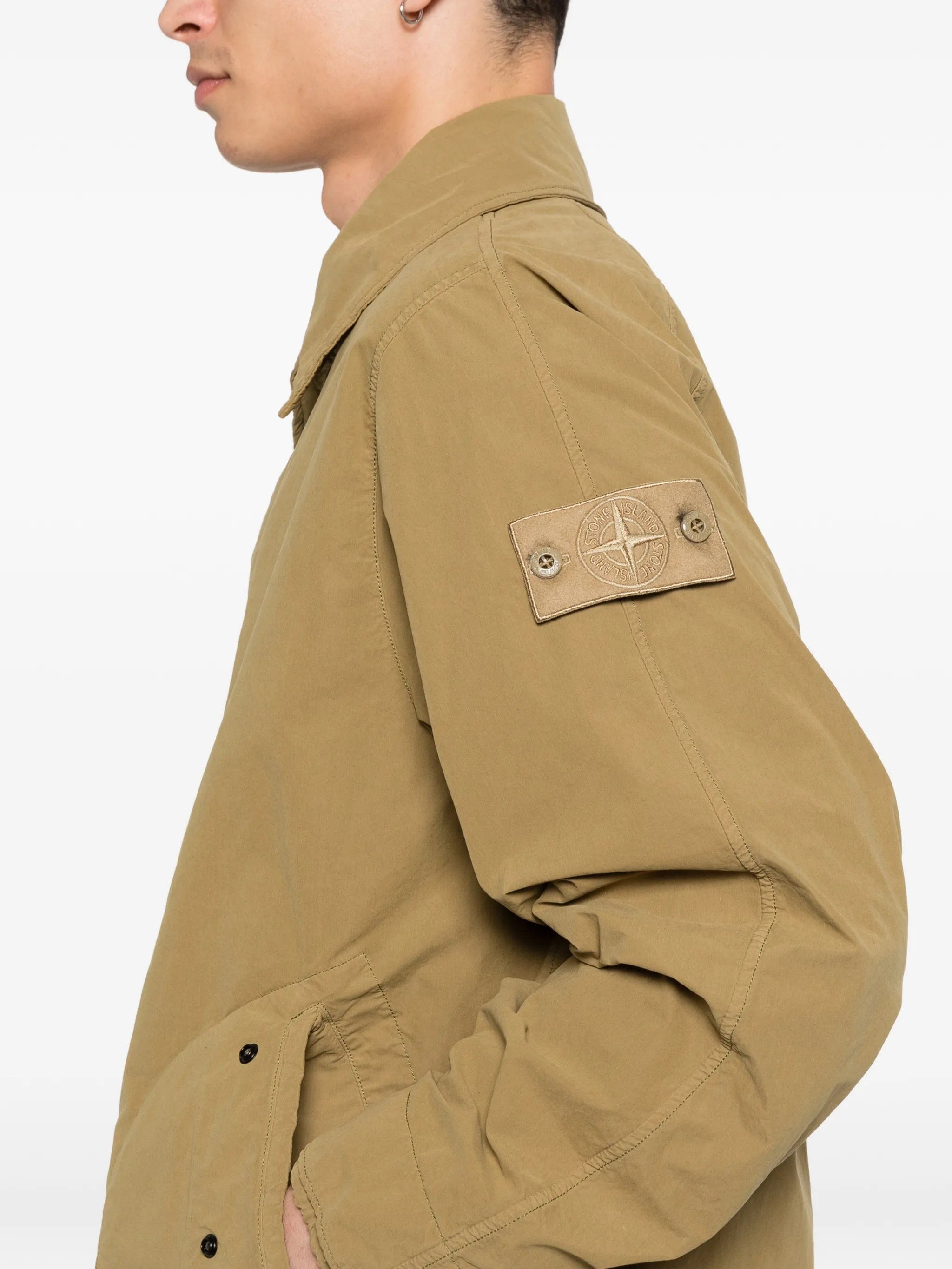 Stone Island buttoned parka