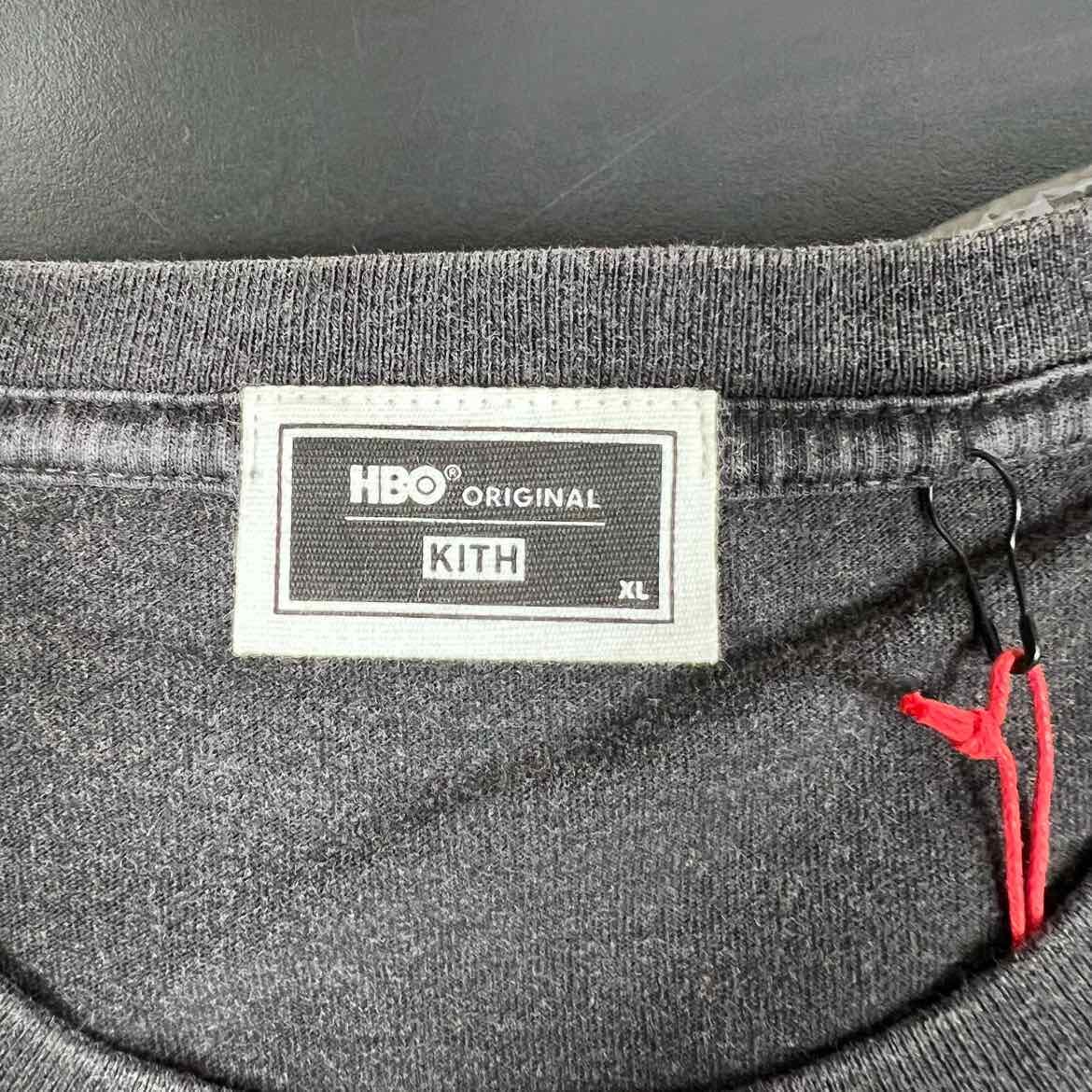 Kith T - Shirt SILVIO VIGNETTE Black New Size XL