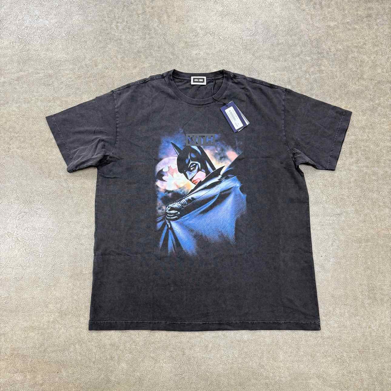 Kith T - Shirt BATMAN FOREVER Black New Size XL