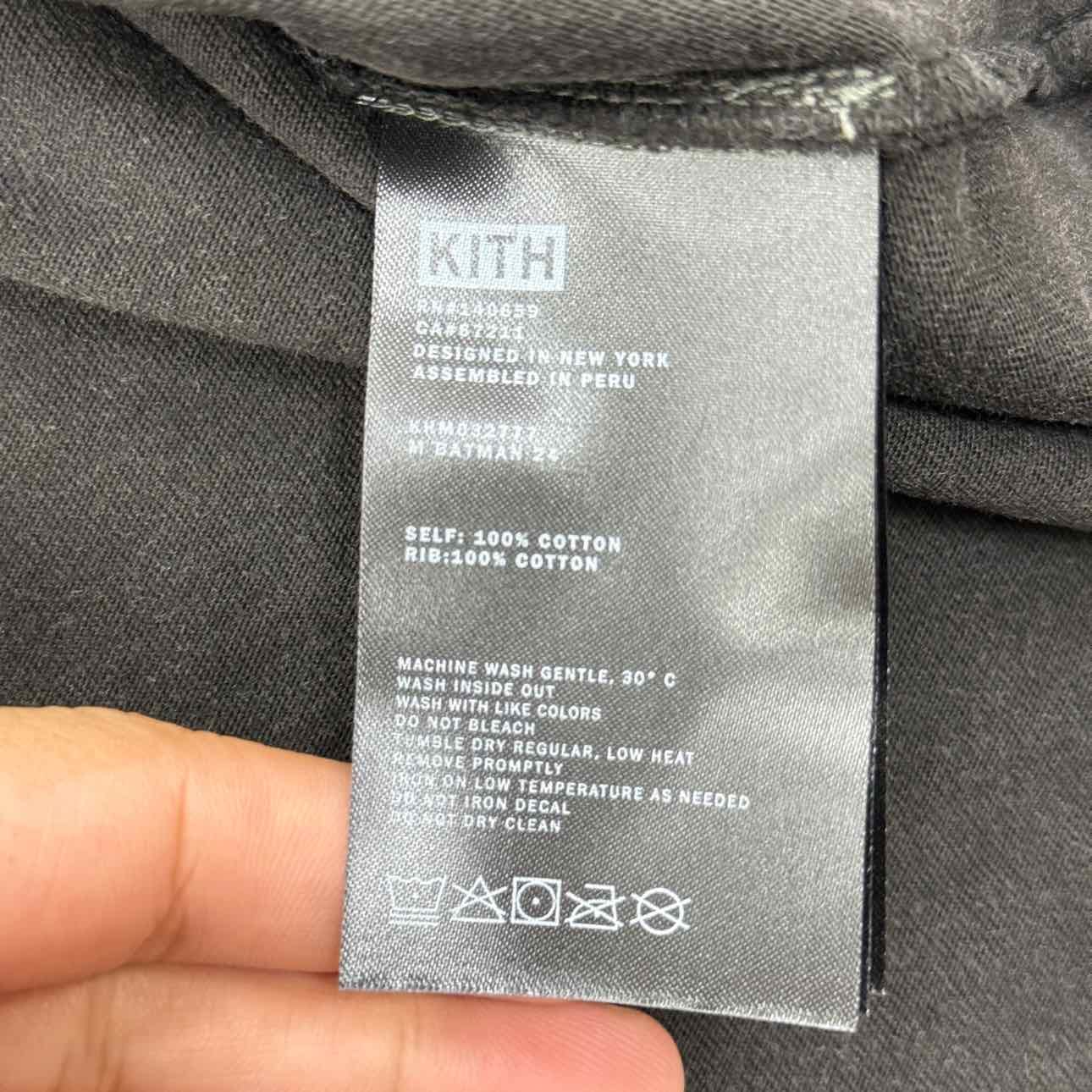 Kith T - Shirt BATMAN FOREVER Black New Size XL