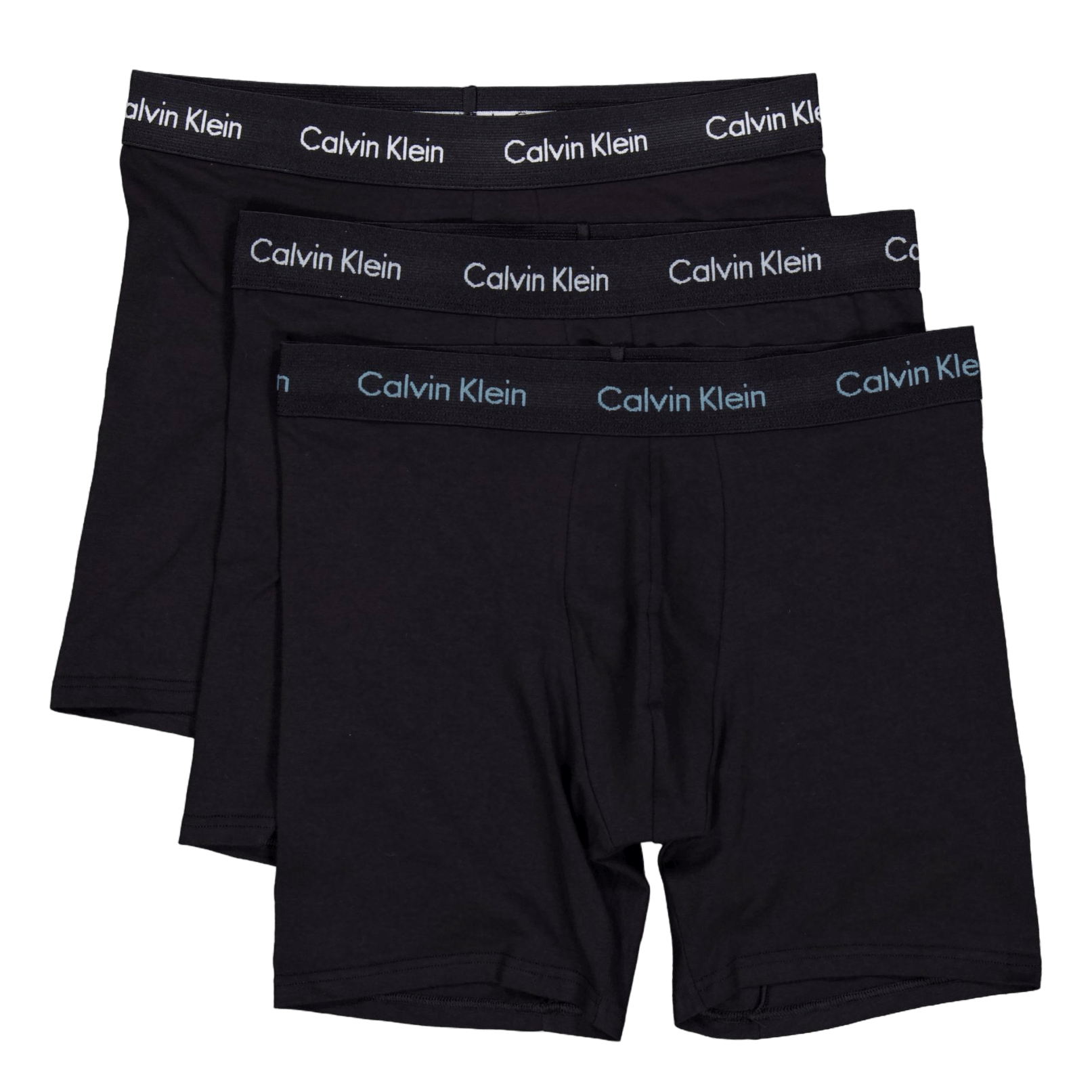 Calvin Klein 3p Boxer Brief B - Black, Shade, Slate Turq Wb