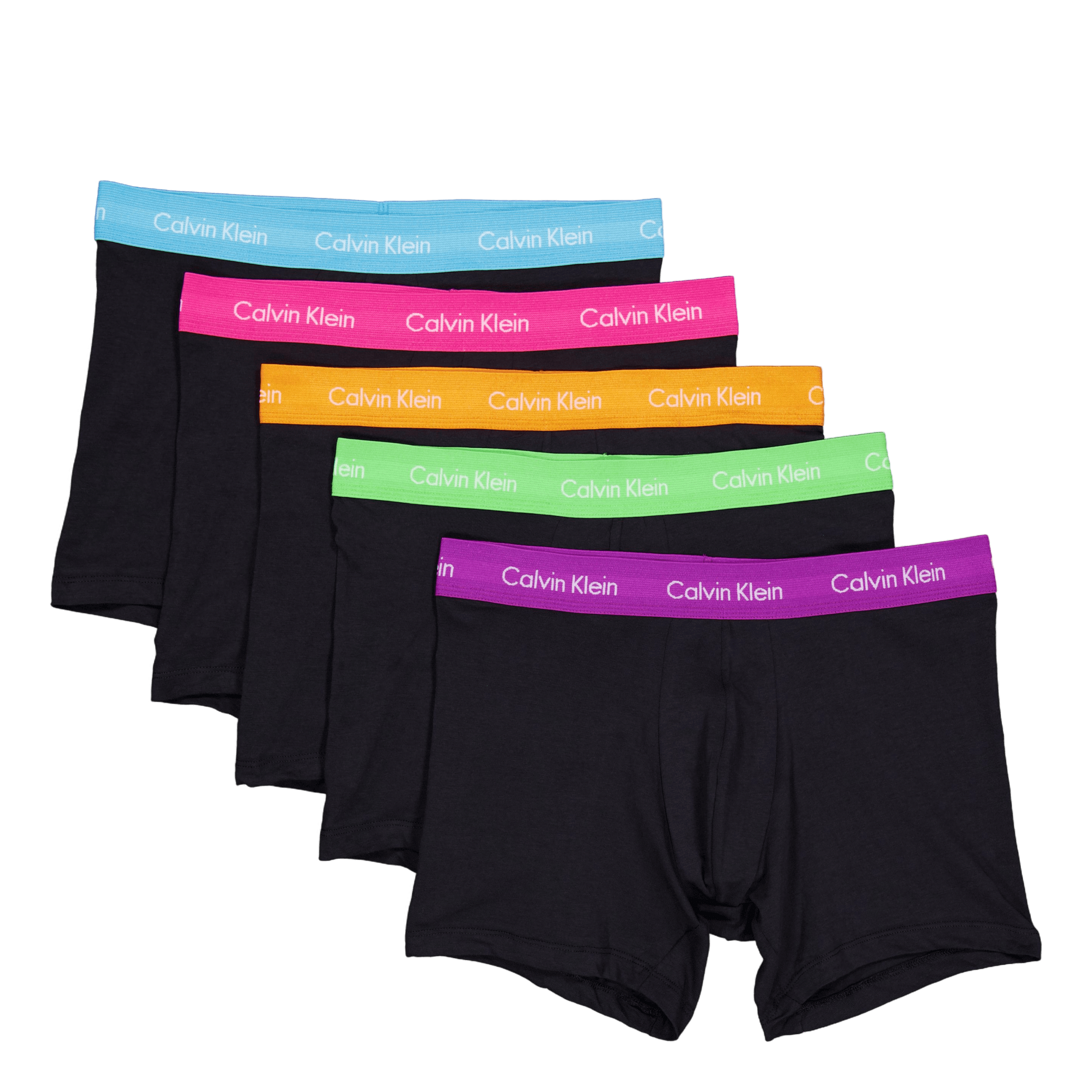 Calvin Klein Boxer Brief 5pk B - Gn Fl, Fus F, Dhl, Bl At, V