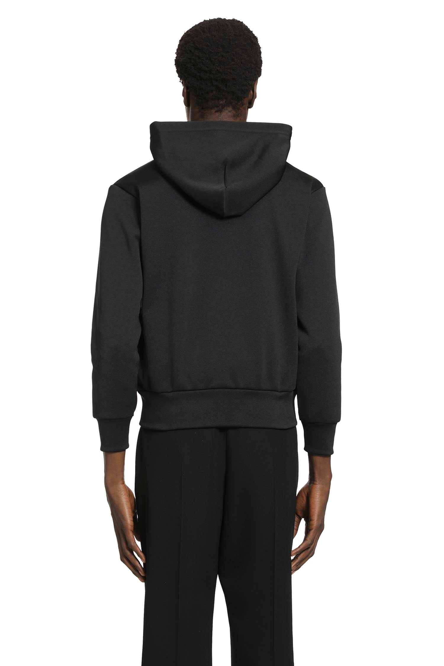 Comme Des Garcons Heart Cotton Jersey Hoodie