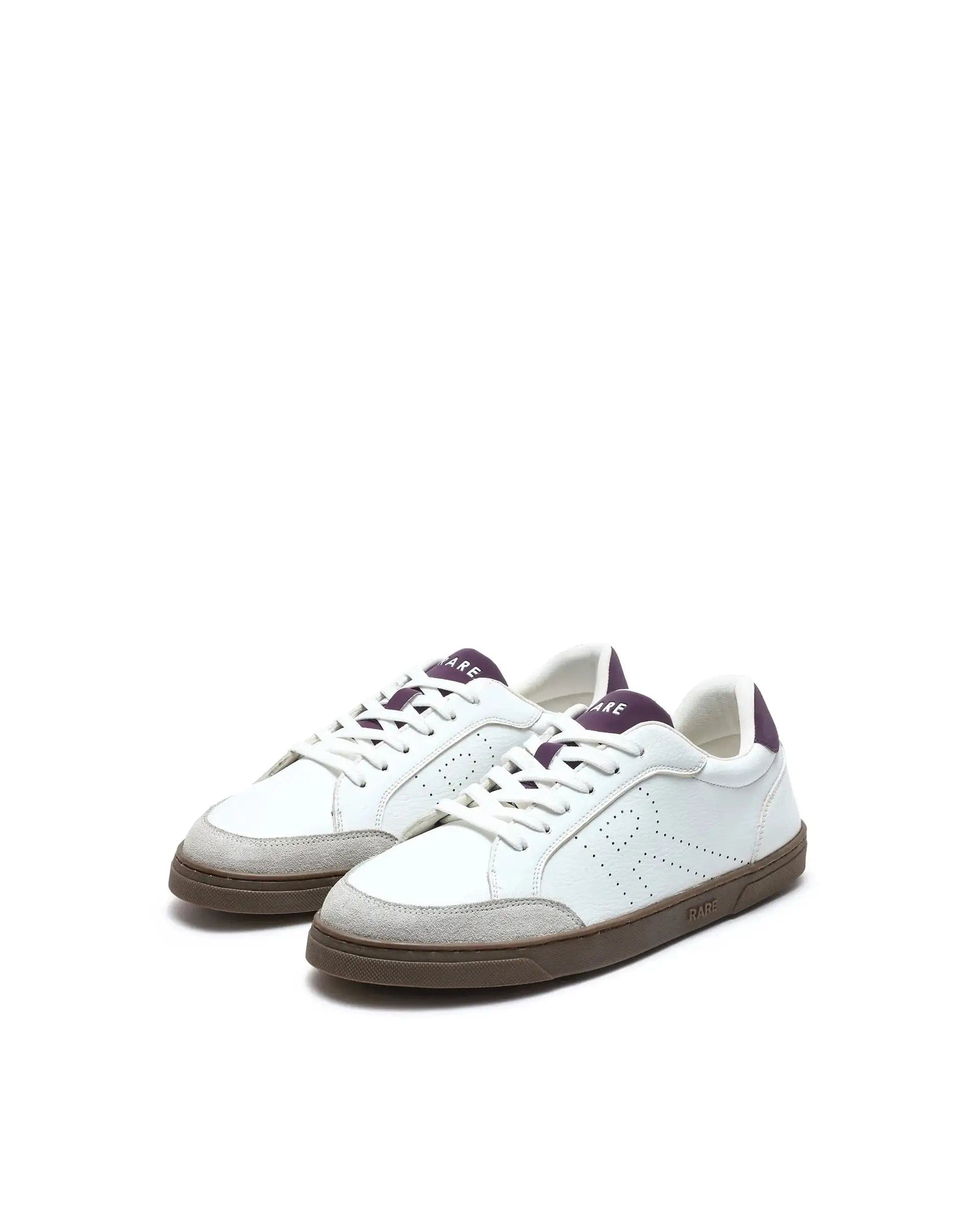 RAREZ Rare Rabbit Men's Knox Purple Micro Fiber Causal Sneaker