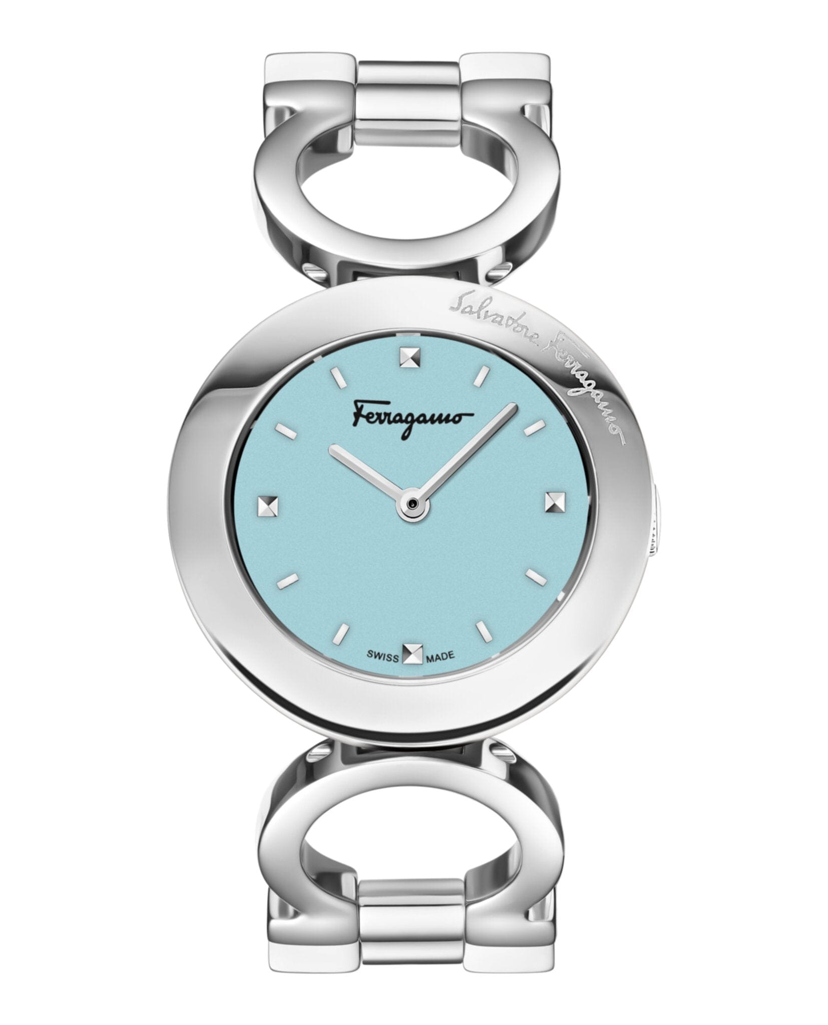Ferragamo Womens Stainless Steel 28 mm Bracelet Fashion Watch