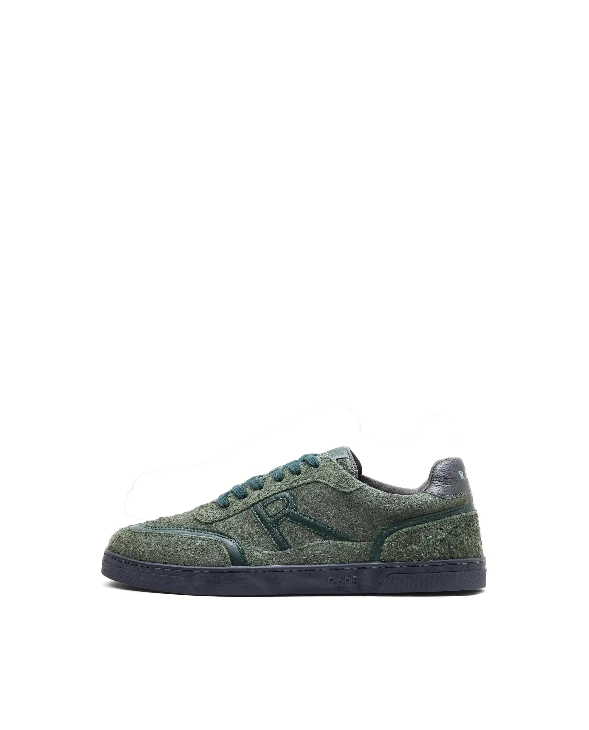 RAREZ Rare Rabbit Men Orla Olive Lace - Up Closure Suede Sneaker