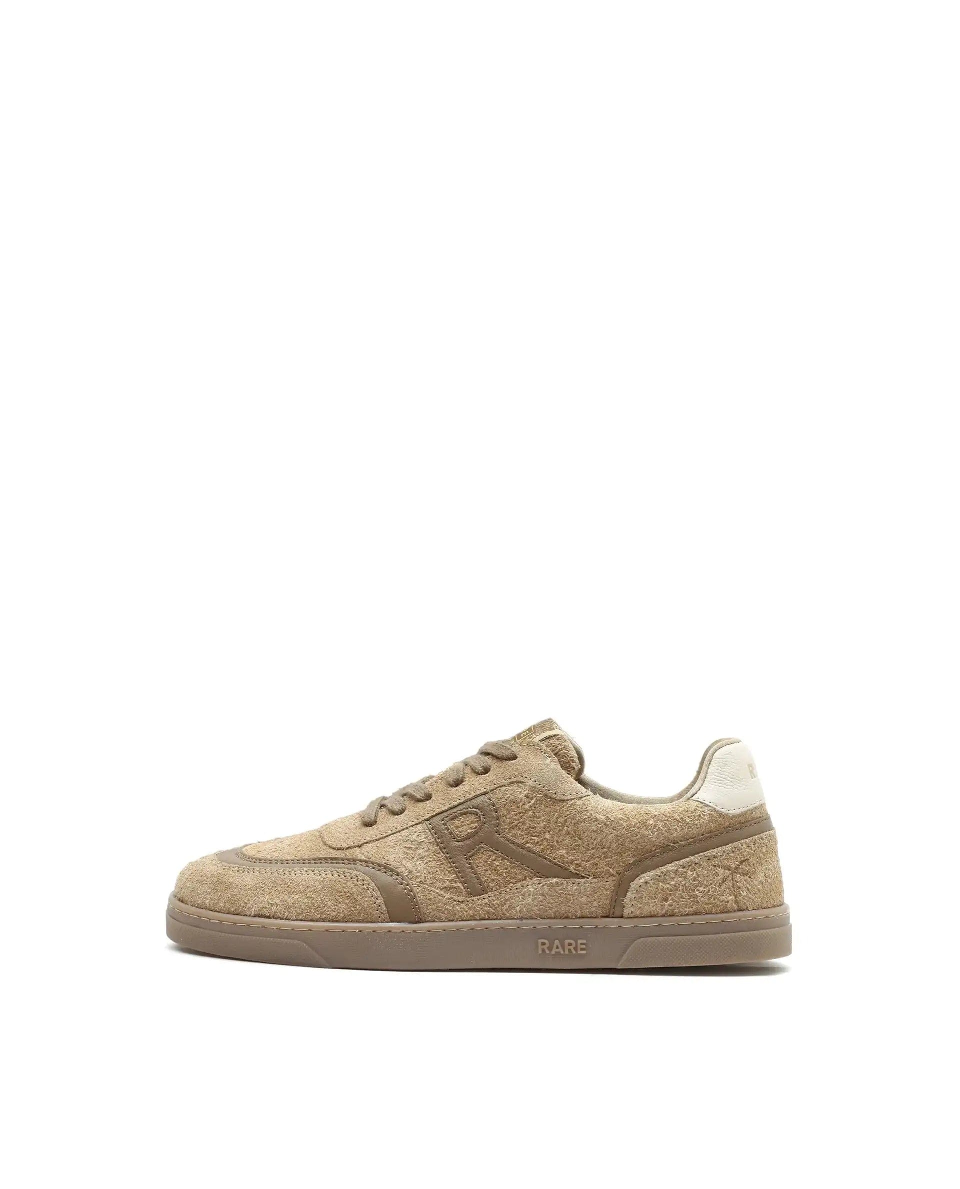 RAREZ Rare Rabbit Men Orla Beige Lace - Up Closure Suede Sneaker