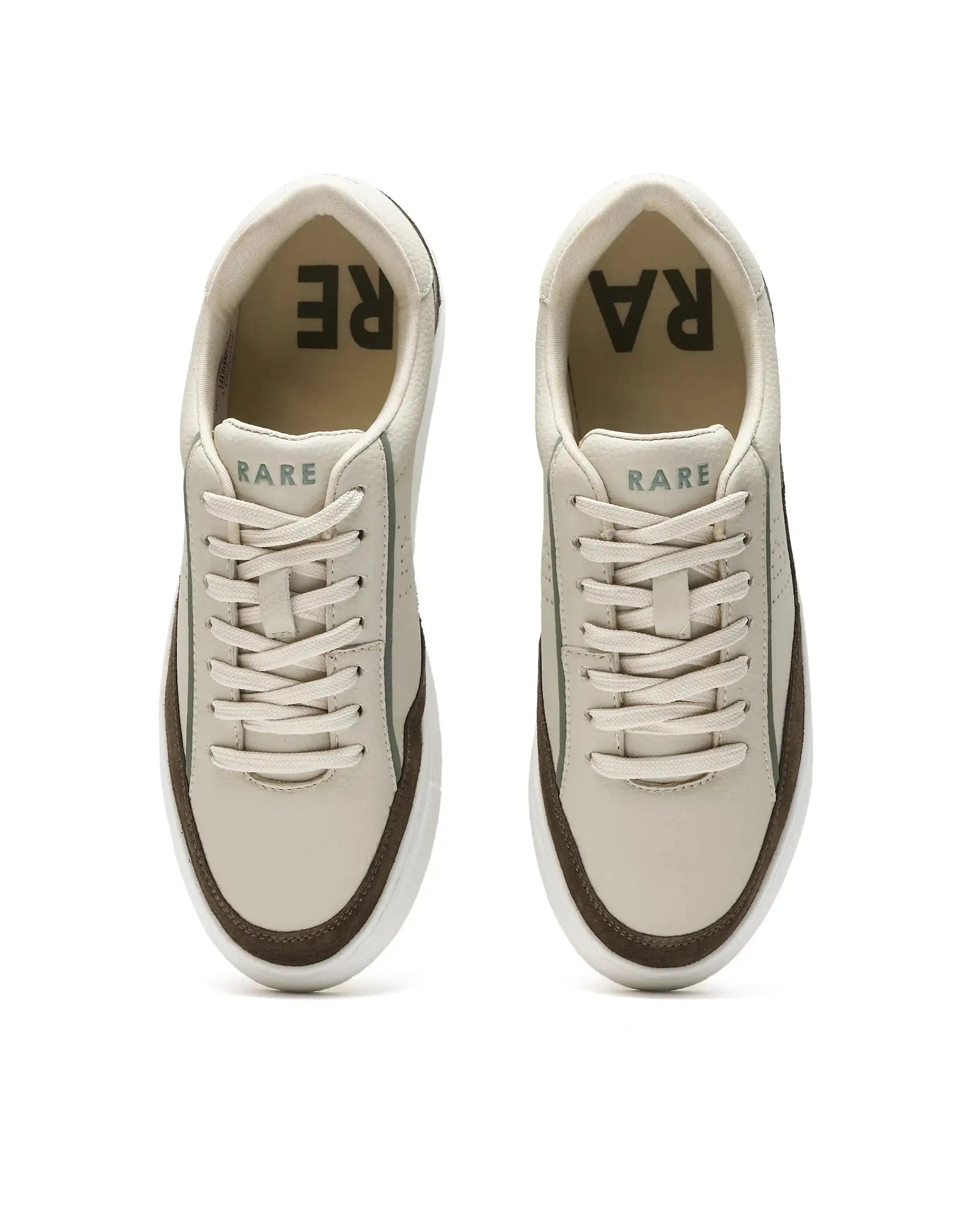 RAREZ Rare Rabbit Men's Kennen Sage Micro Fiber Causal Sneaker