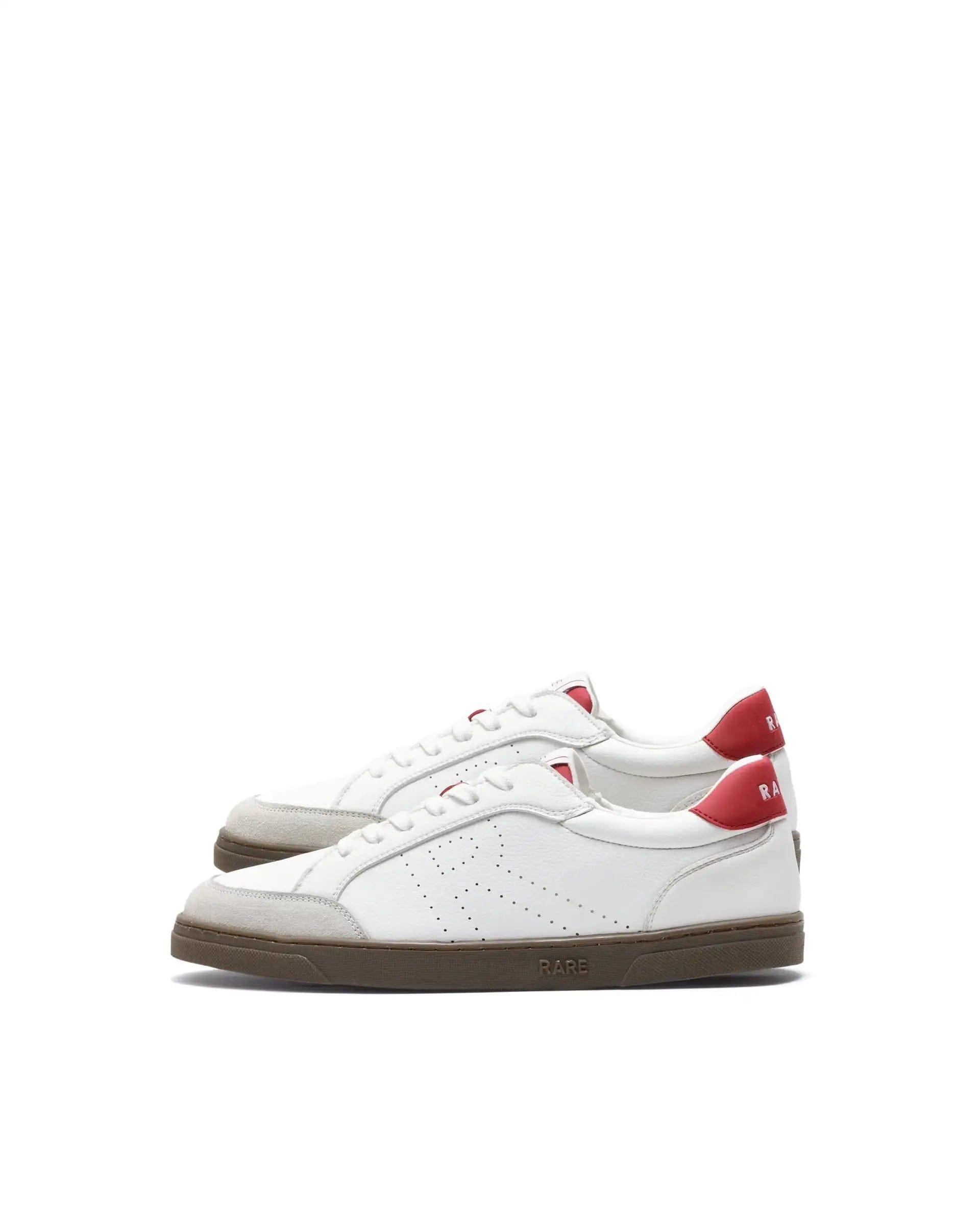 RAREZ Rare Rabbit Men's Knox Red Micro Fiber Causal Sneaker