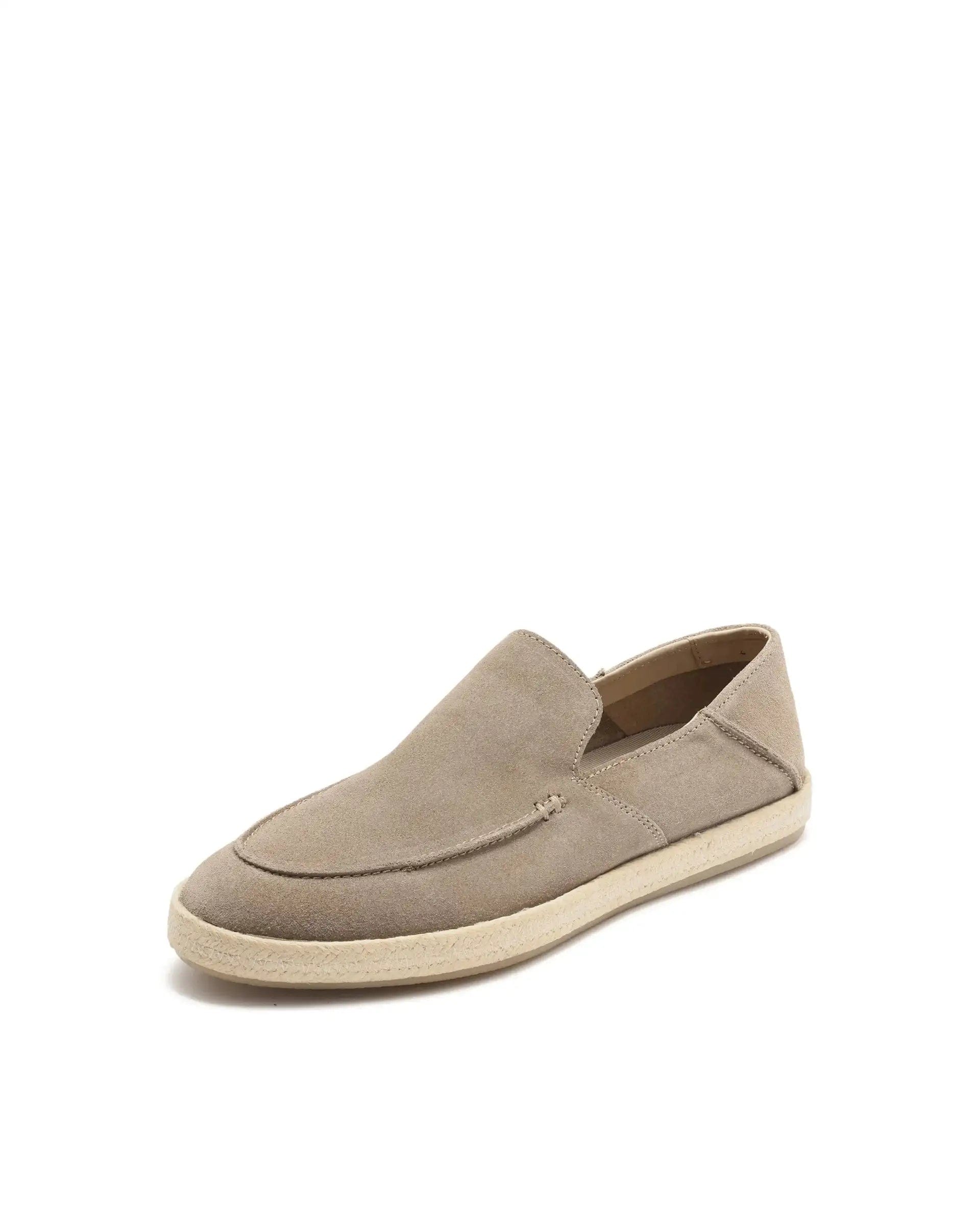 RAREZ Rare Rabbit Men Havana Lite Fawn Suede Leather Slip - On Closure Shoes