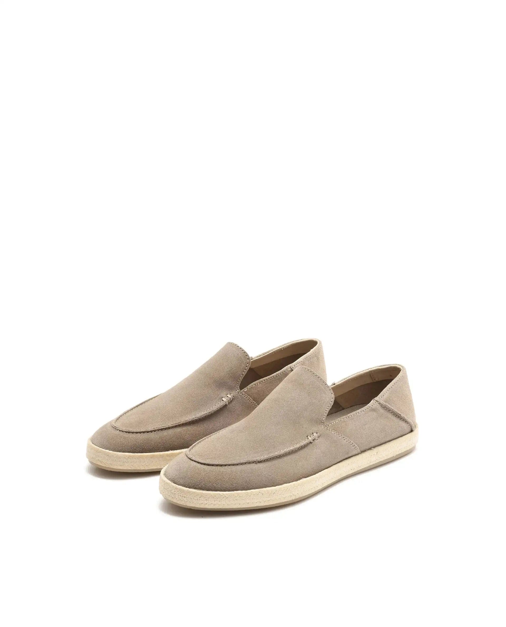 RAREZ Rare Rabbit Men Havana Lite Fawn Suede Leather Slip - On Closure Shoes