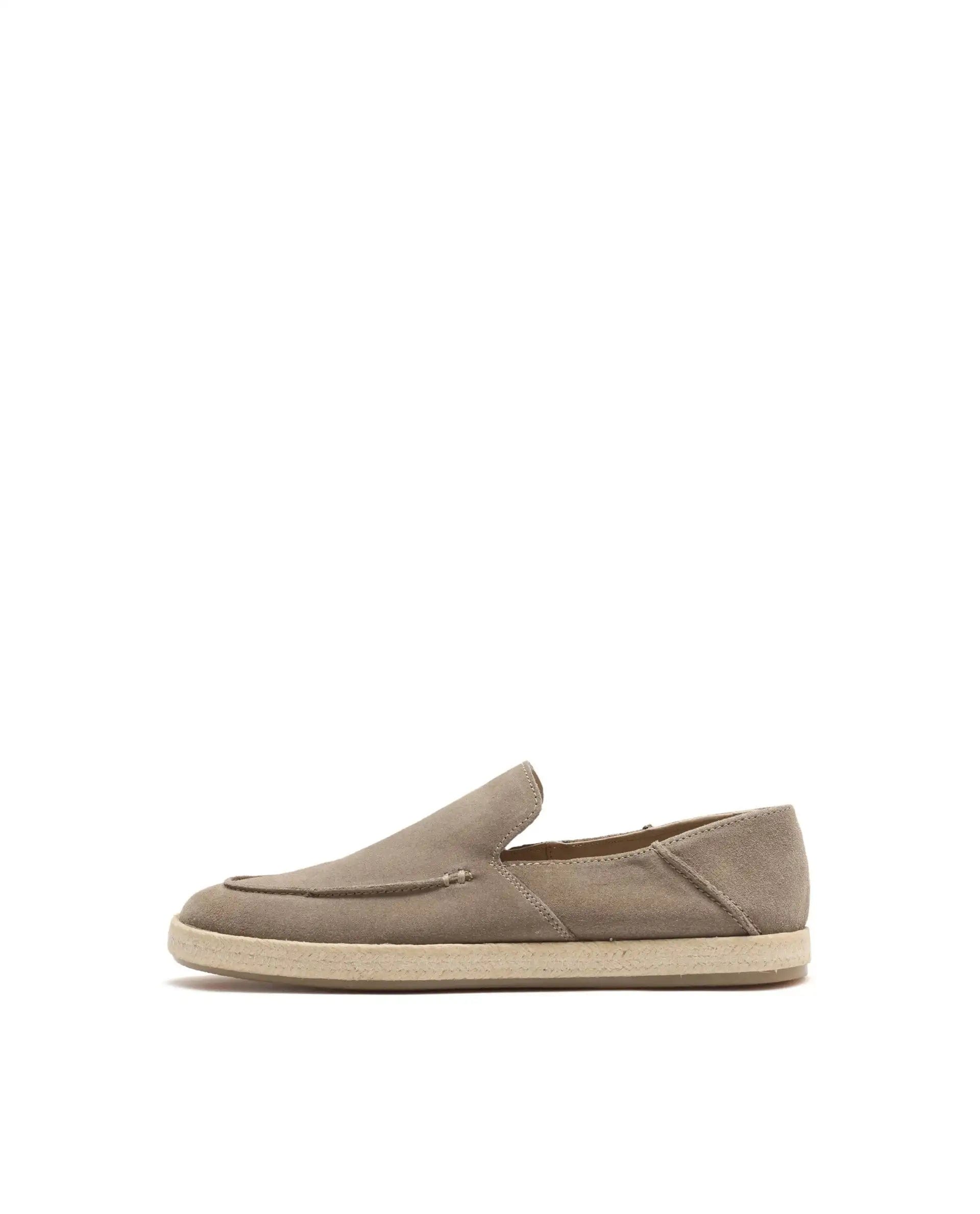 RAREZ Rare Rabbit Men Havana Lite Fawn Suede Leather Slip - On Closure Shoes