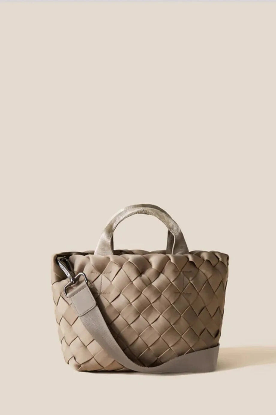 Naghedi Tangier Small Tote Bag in Beige