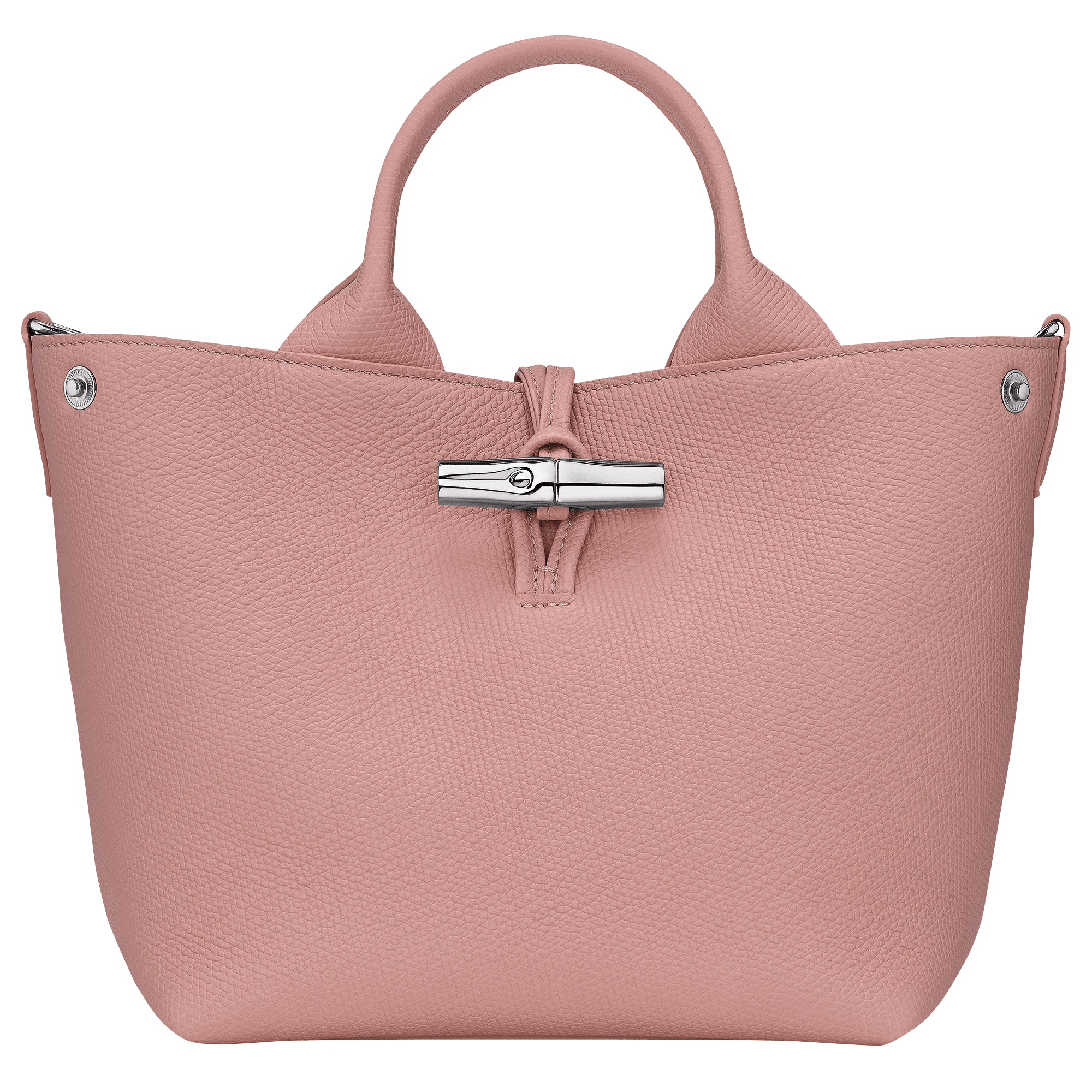 Long Champ Longchamp Le Roseau S Handbag Pink Tea