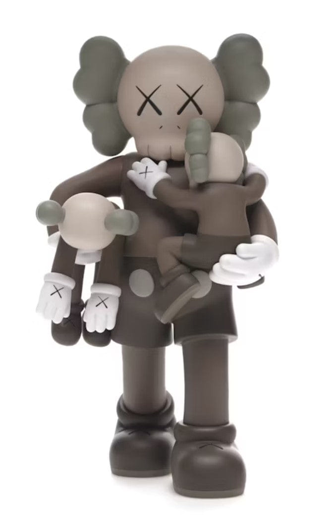KAWS Clean Slate Vinyl Figure Brown (DISPLAYED)
