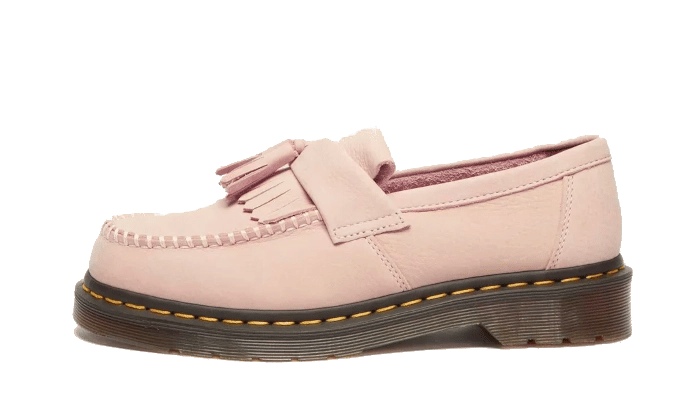Dr. Martens Adrian Nubuck Leather Tassle Loafers Power Pink