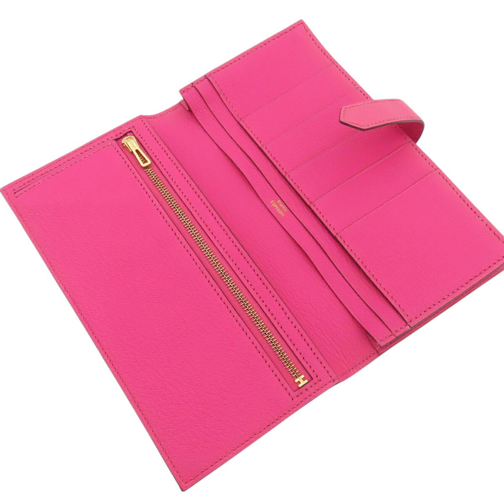 Hermès Chevre Bearn Soufflet Bifold Long Wallet