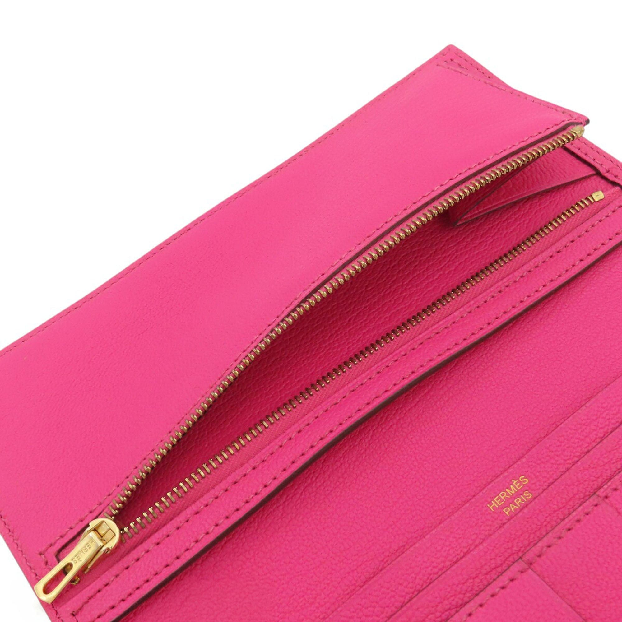 Hermès Chevre Bearn Soufflet Bifold Long Wallet