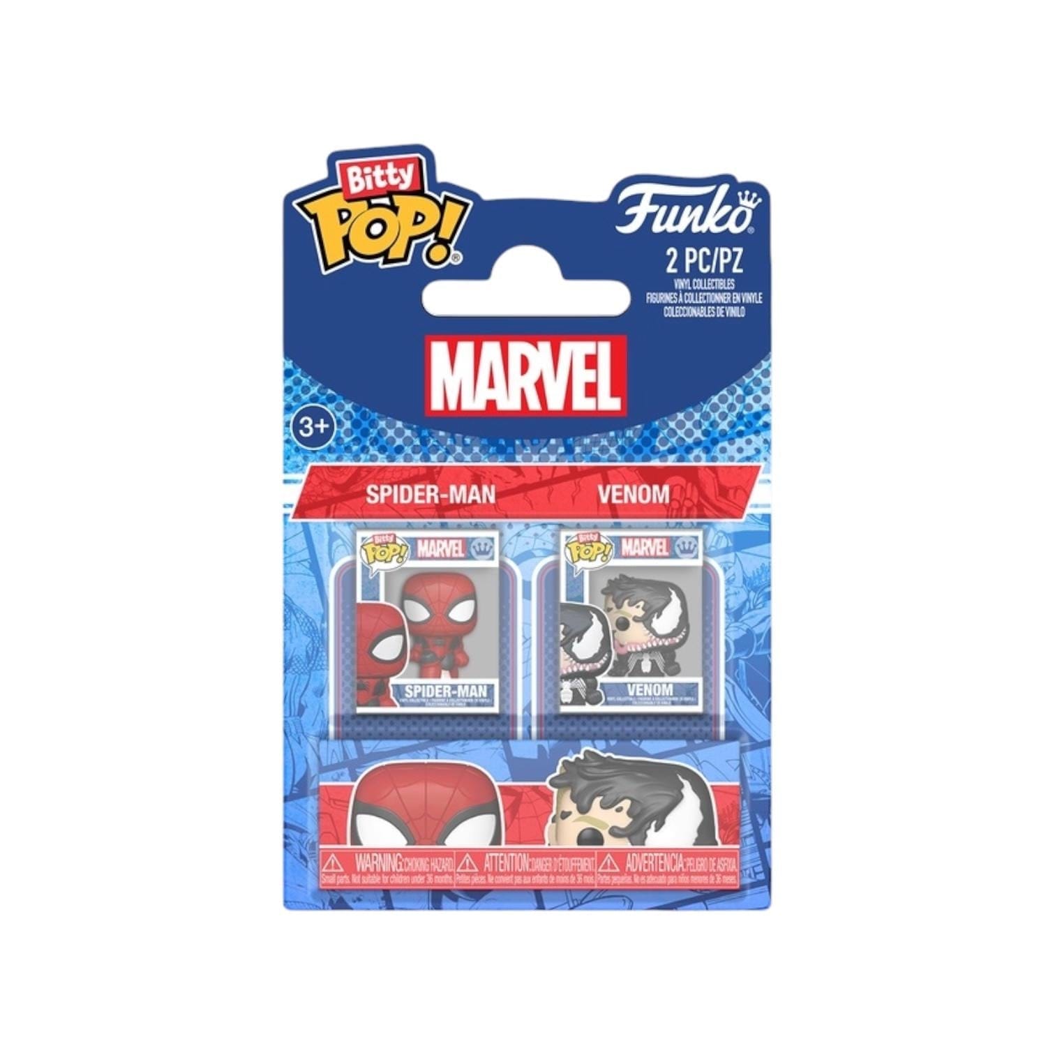 Funko Spider - man & Venom Funko 2 Pack Bitty Pop - Spider - Man