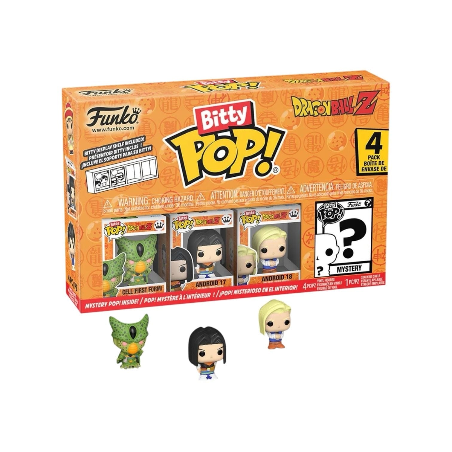Funko Cell (First Form) Funko 4 Pack Bitty Pop - Dragonball Z - Chance of Chase