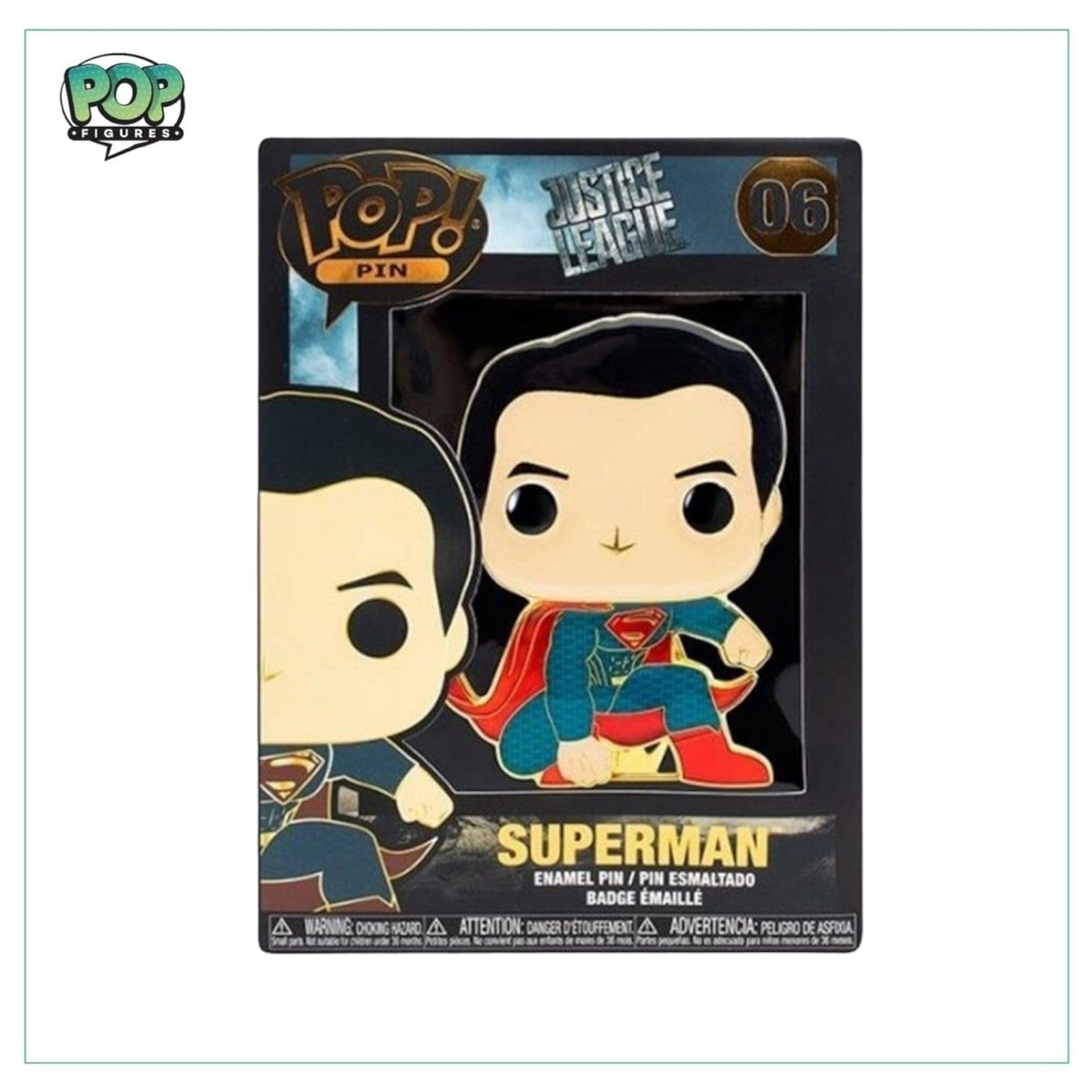 Funko Superman #06 Funko Enamel Pin - Justice League